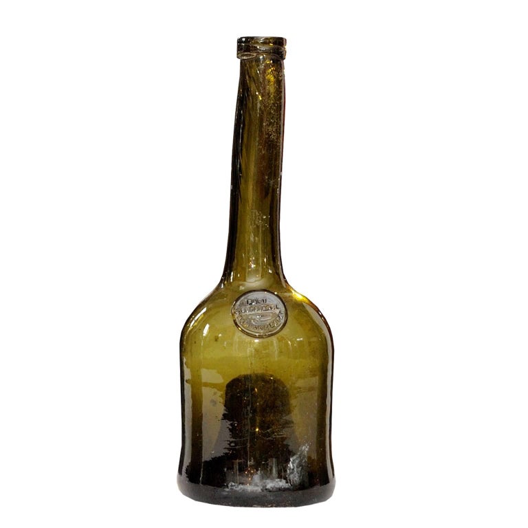 Collection of Five Old French Wine Bottles, circa 17601820 For Sale at