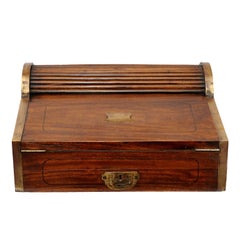 Anglo Chinese Camphor Wood Writing Slope, circa 1820