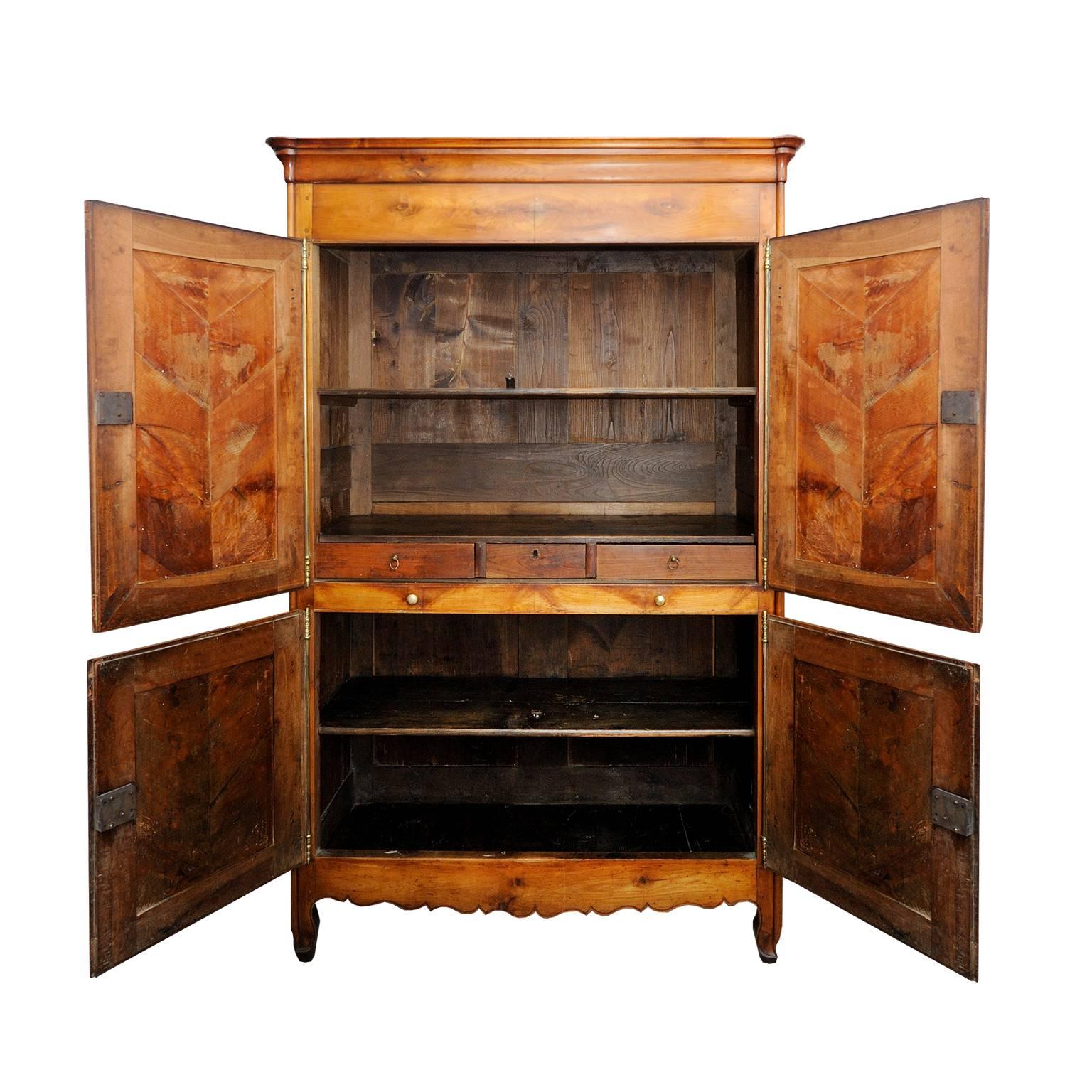 cherry wood armoire