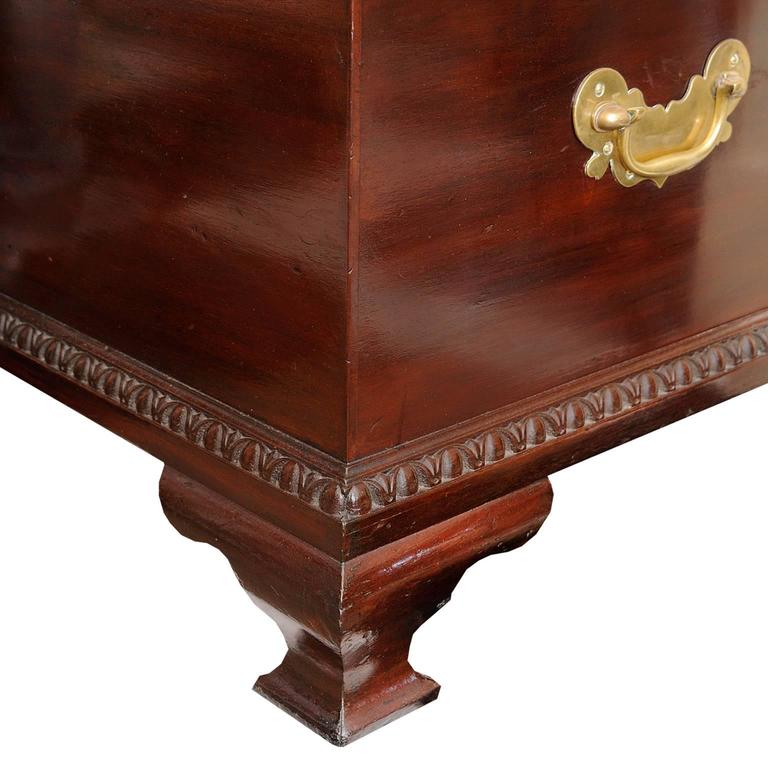 Large Irish Mahogany Blanket Box, circa 1780 at 1stDibs