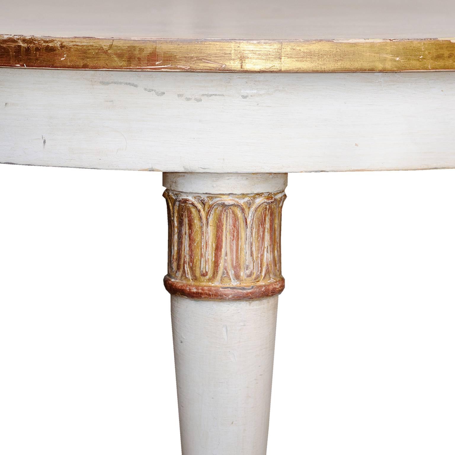 Late 19th Century Swedish 19th Century Second Empire Painted Centre Table, circa 1880