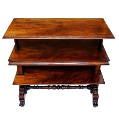 Early 19th Century Mahogany Metamorphic Rising Three-Tier Buffet, circa 1830