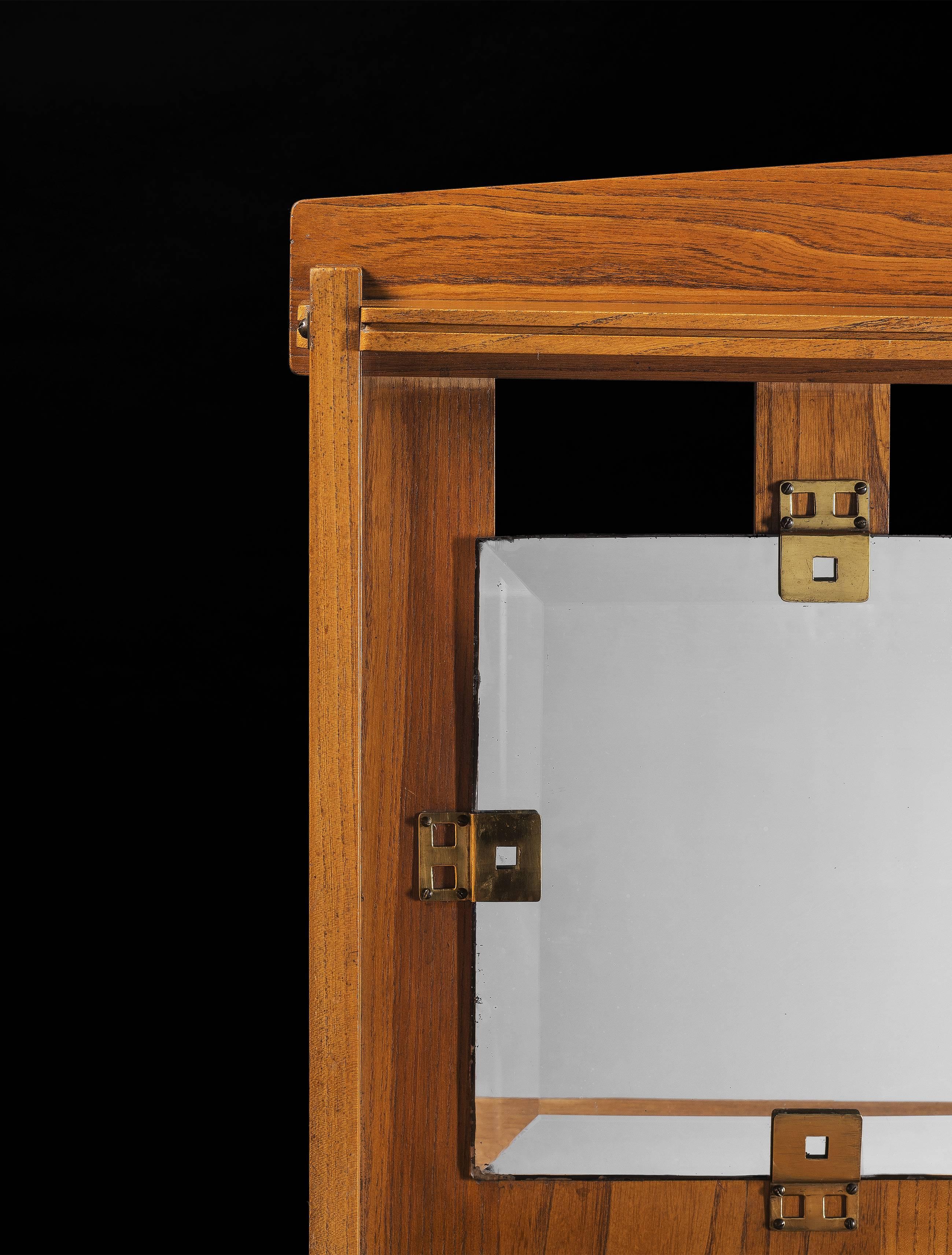 Small Side Cabinet by Gustave Serrurier-Bovy, made by the company Serrurier & Co in 1906. 