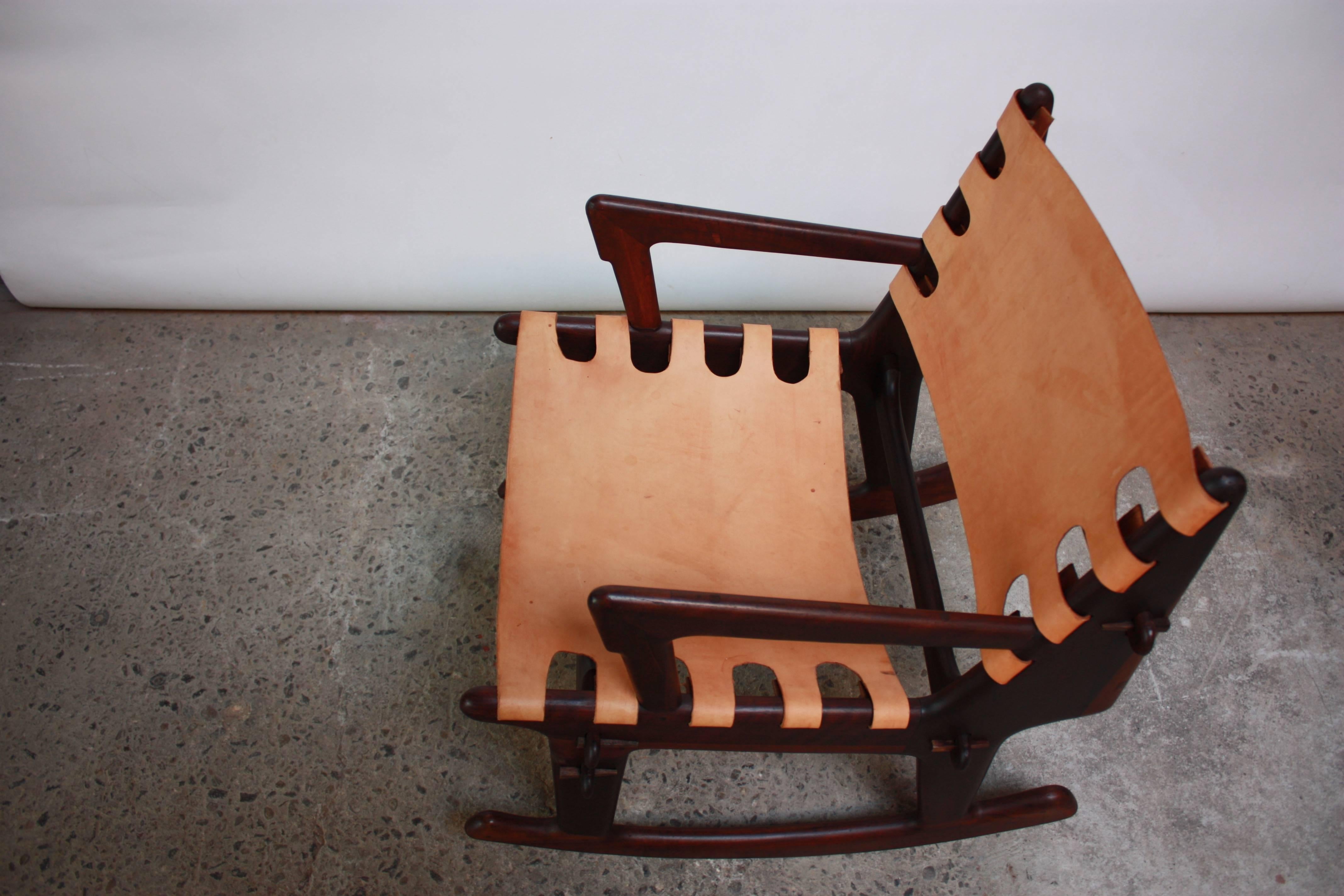 Mid-20th Century Angel Pazmino Rocking Chair