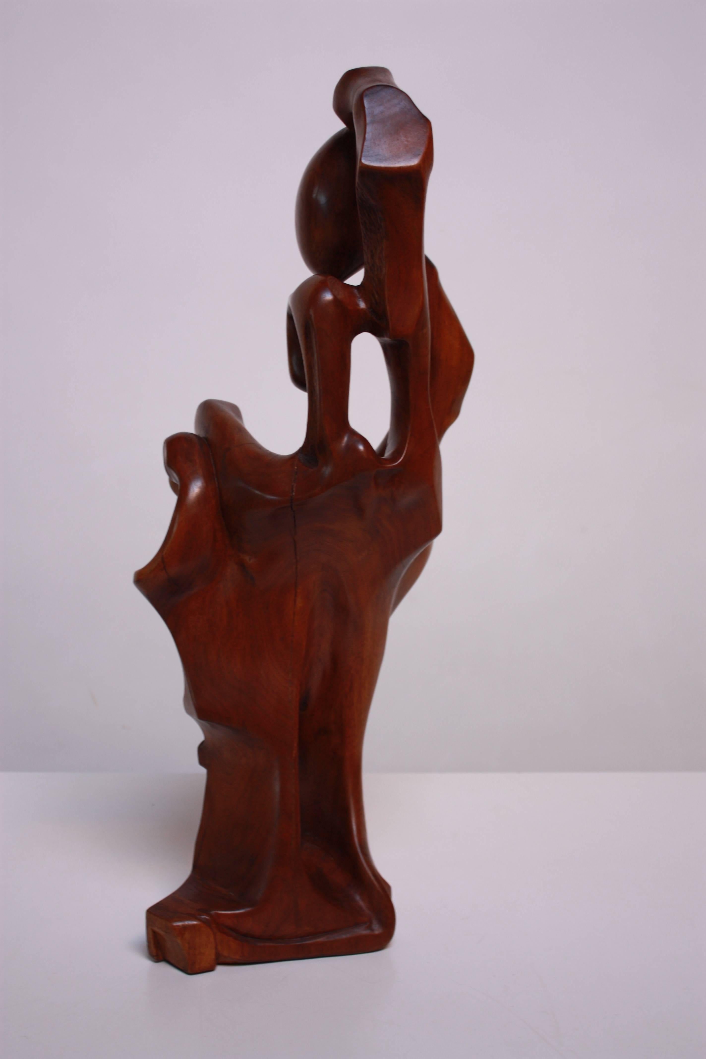 American Monumental Carved 'Hand' Sculpture For Sale