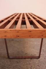 Mid-Century Slatted Table after George Nelson