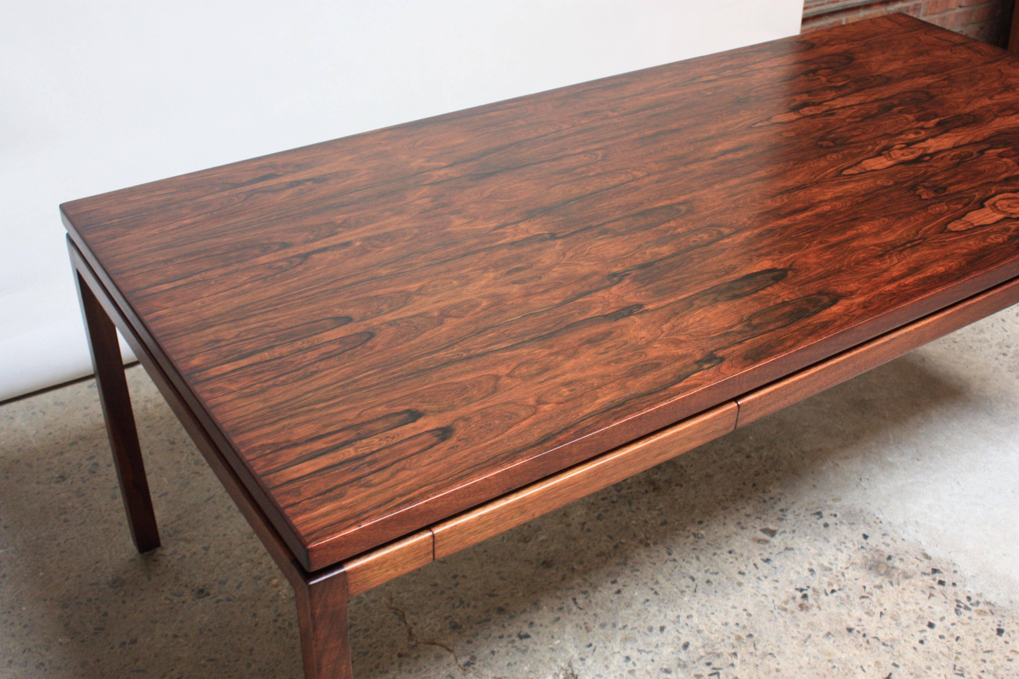 Mid-Century Modern Mid-Century Rosewood Executive Desk