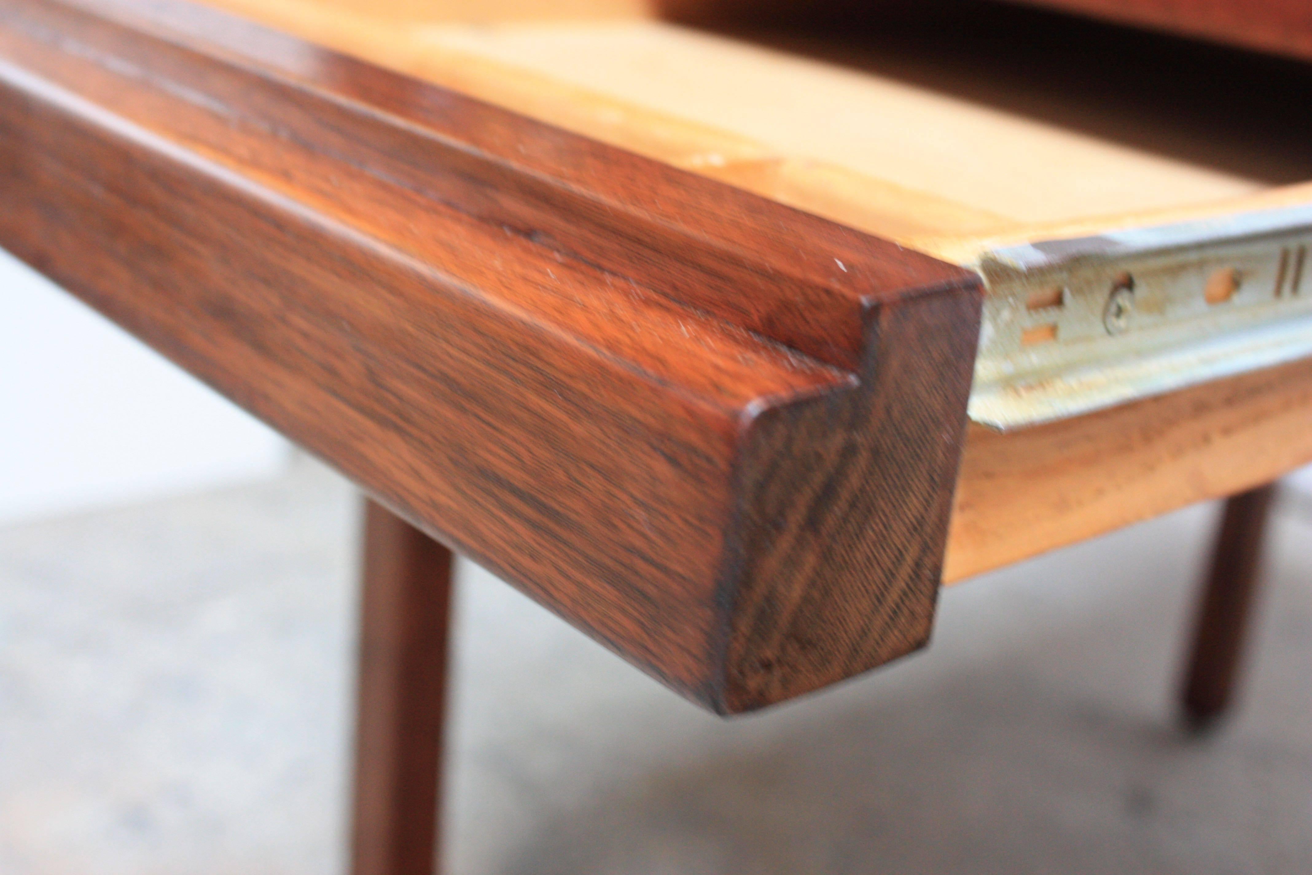 Mahogany Mid-Century Rosewood Executive Desk