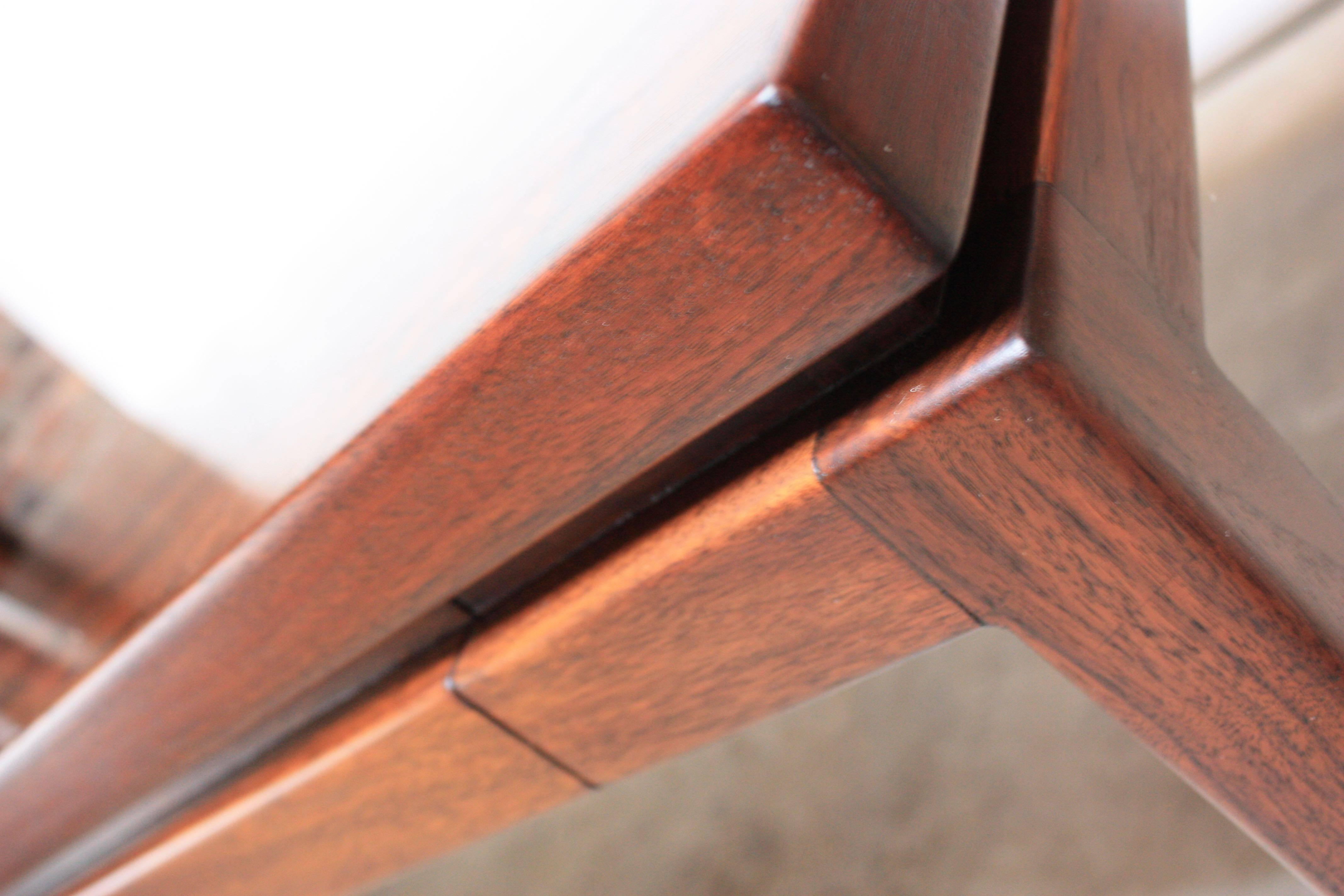 Mid-Century Rosewood Executive Desk 1