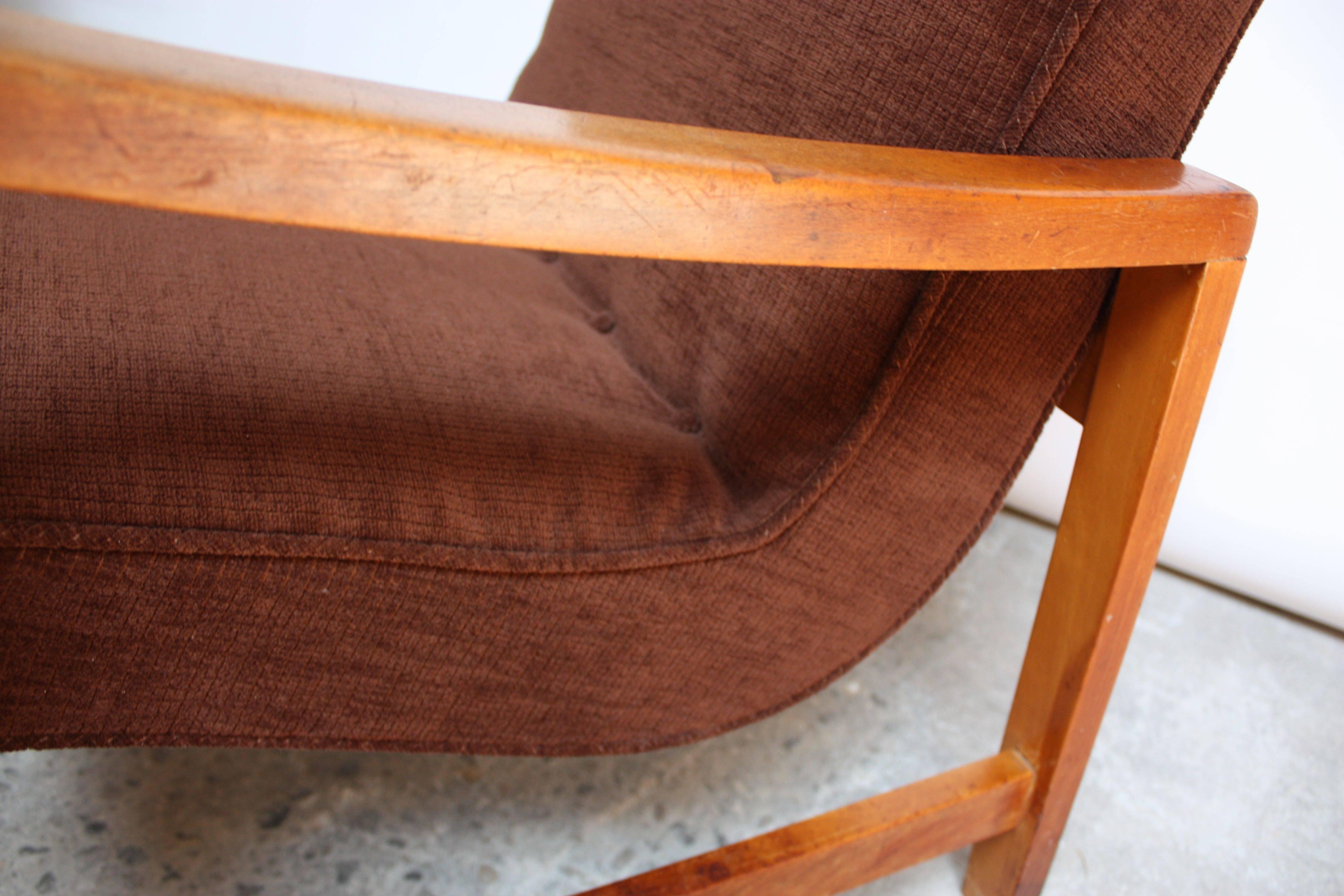 Jens Risom Armchair for Knoll In Good Condition For Sale In Brooklyn, NY