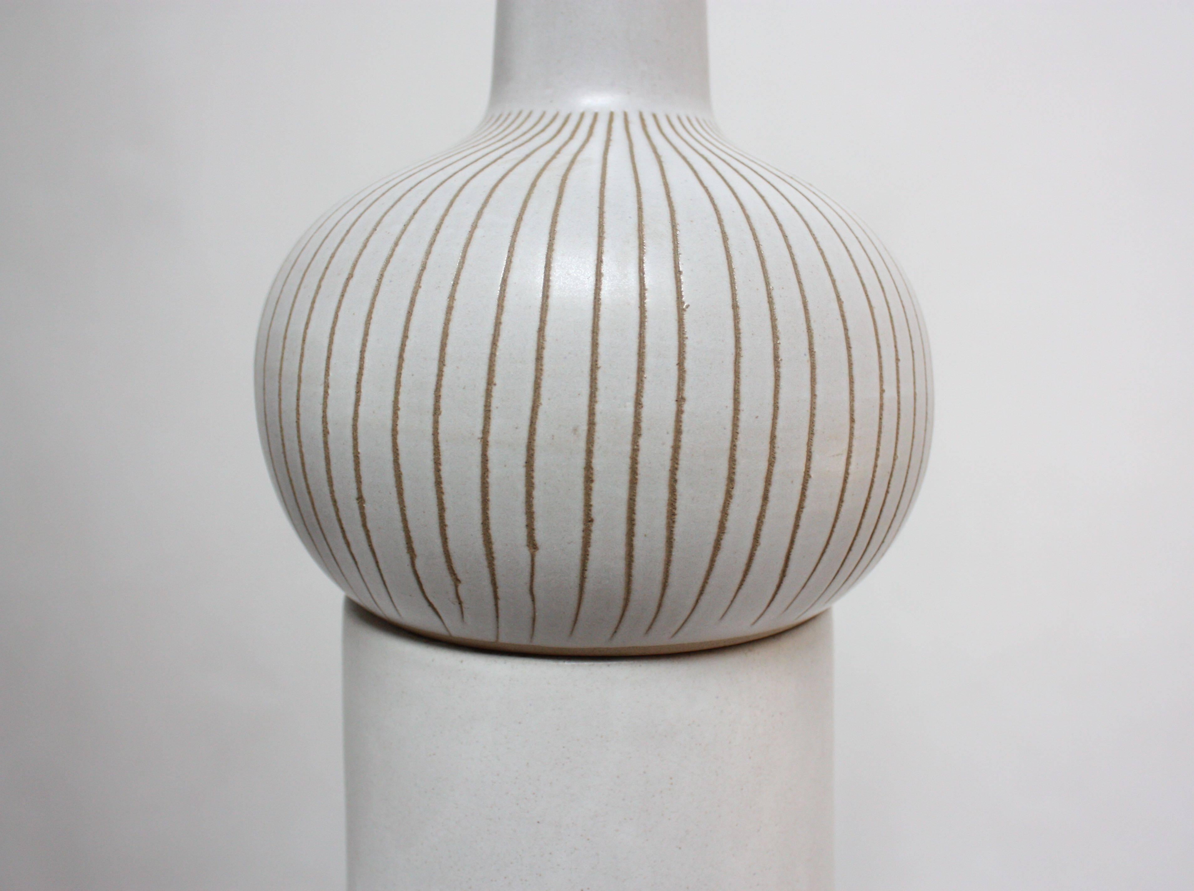 American Large Gordon Martz for Marshall Studios Ceramic Lamp