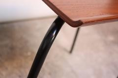 Pair of Danish Teak and Metal 'Stacking Tables' Attributed to Fritz Hansen