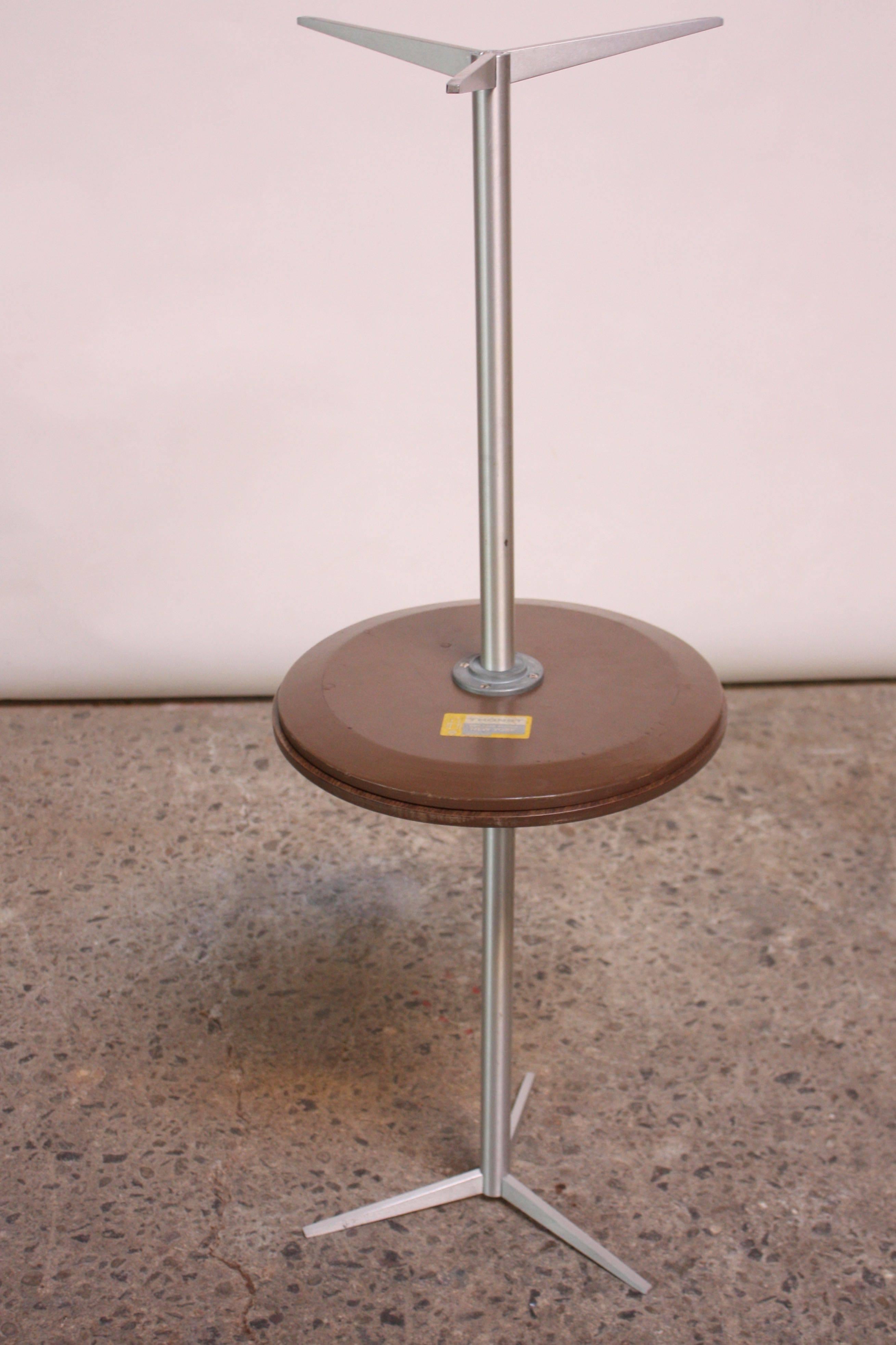 Mid-20th Century Pair of Brushed Aluminum Thonet Drink Tables