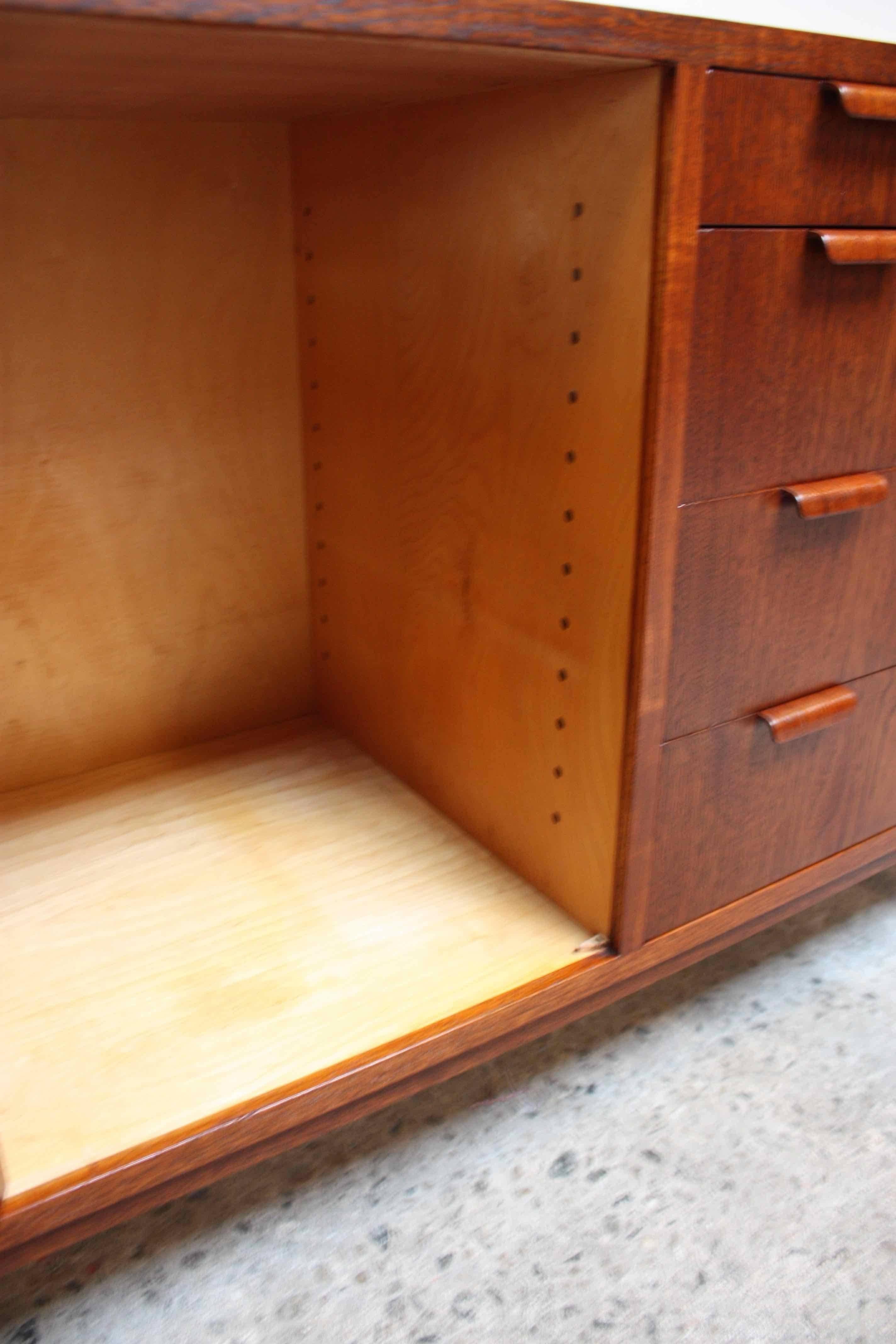 Mid-Century Modern Danish Teak Sideboard by Carlo Jensen for Poul Hundevad