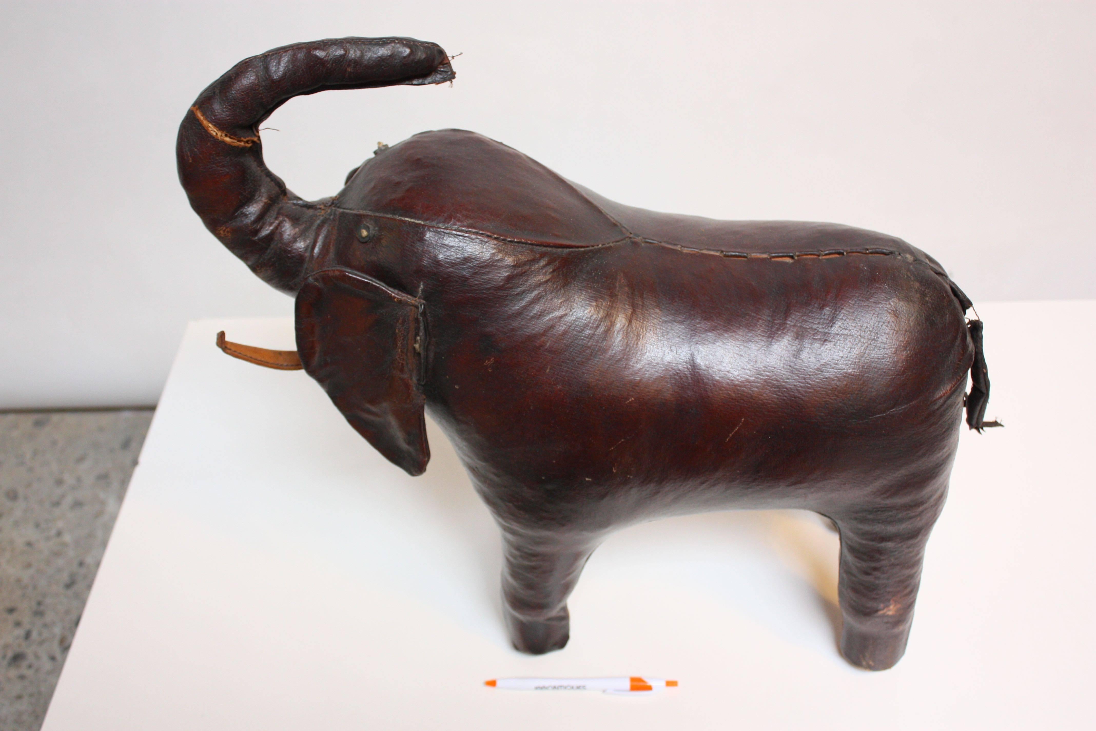 English Leather Elephant by Dimitri Omersa for Abercrombie and Fitch