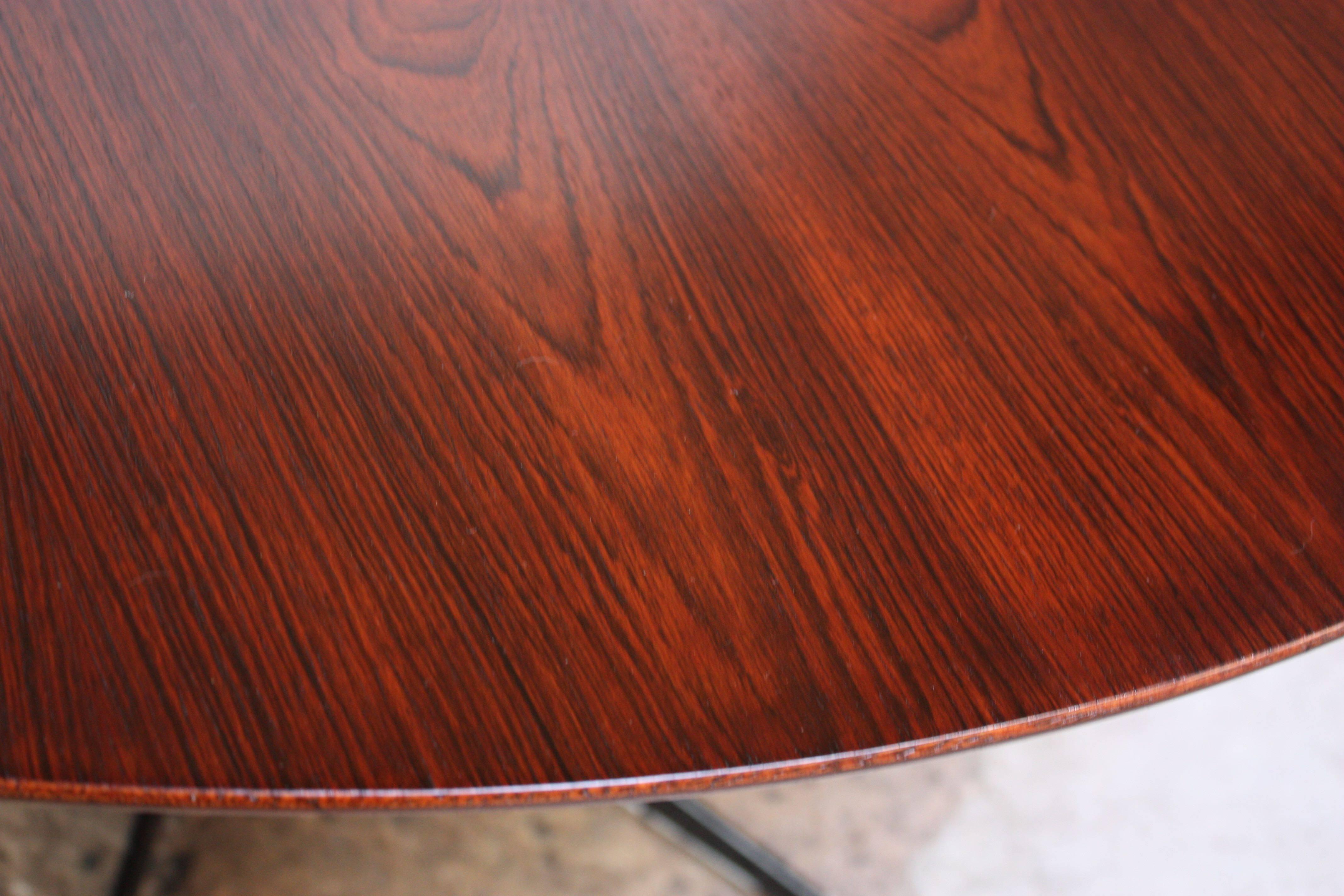 Lacquered Six-Star Series Rosewood Table by Arne Jacobsen for Fritz Hansen