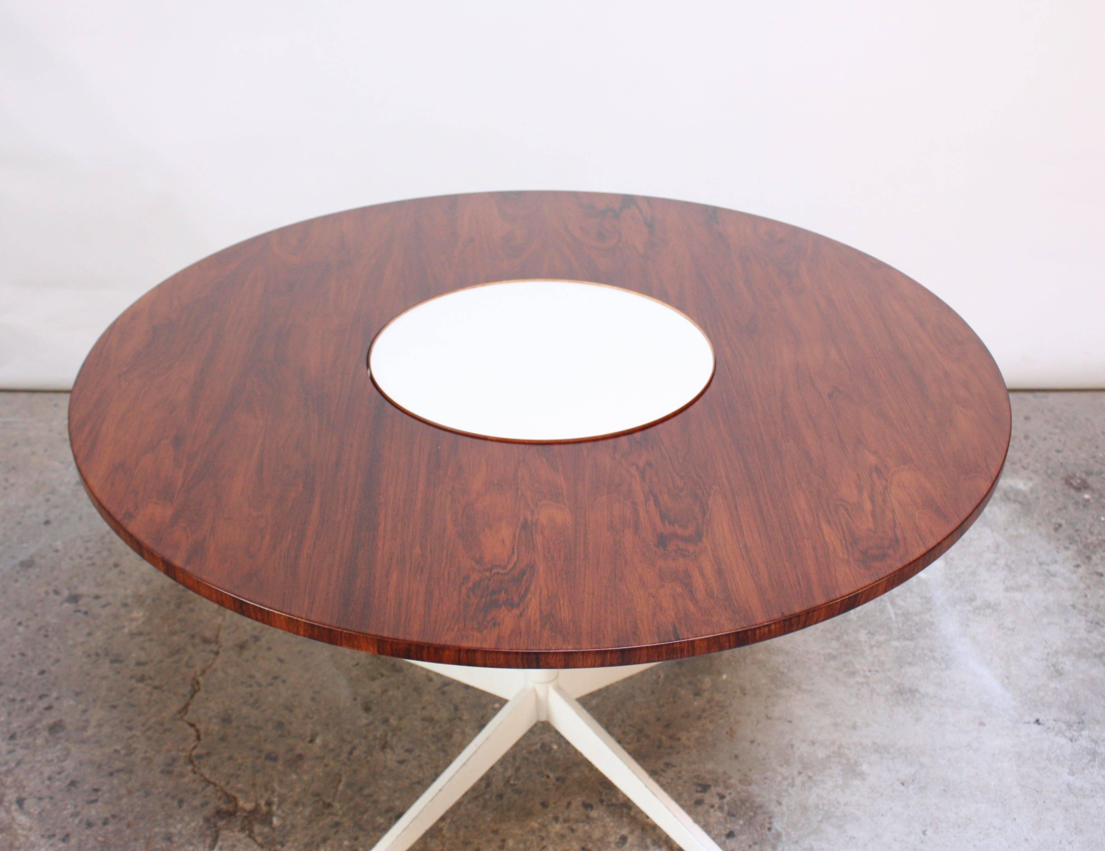 Mid-Century Modern George Nelson for Herman Miller Rosewood 'Lazy Susan' Table