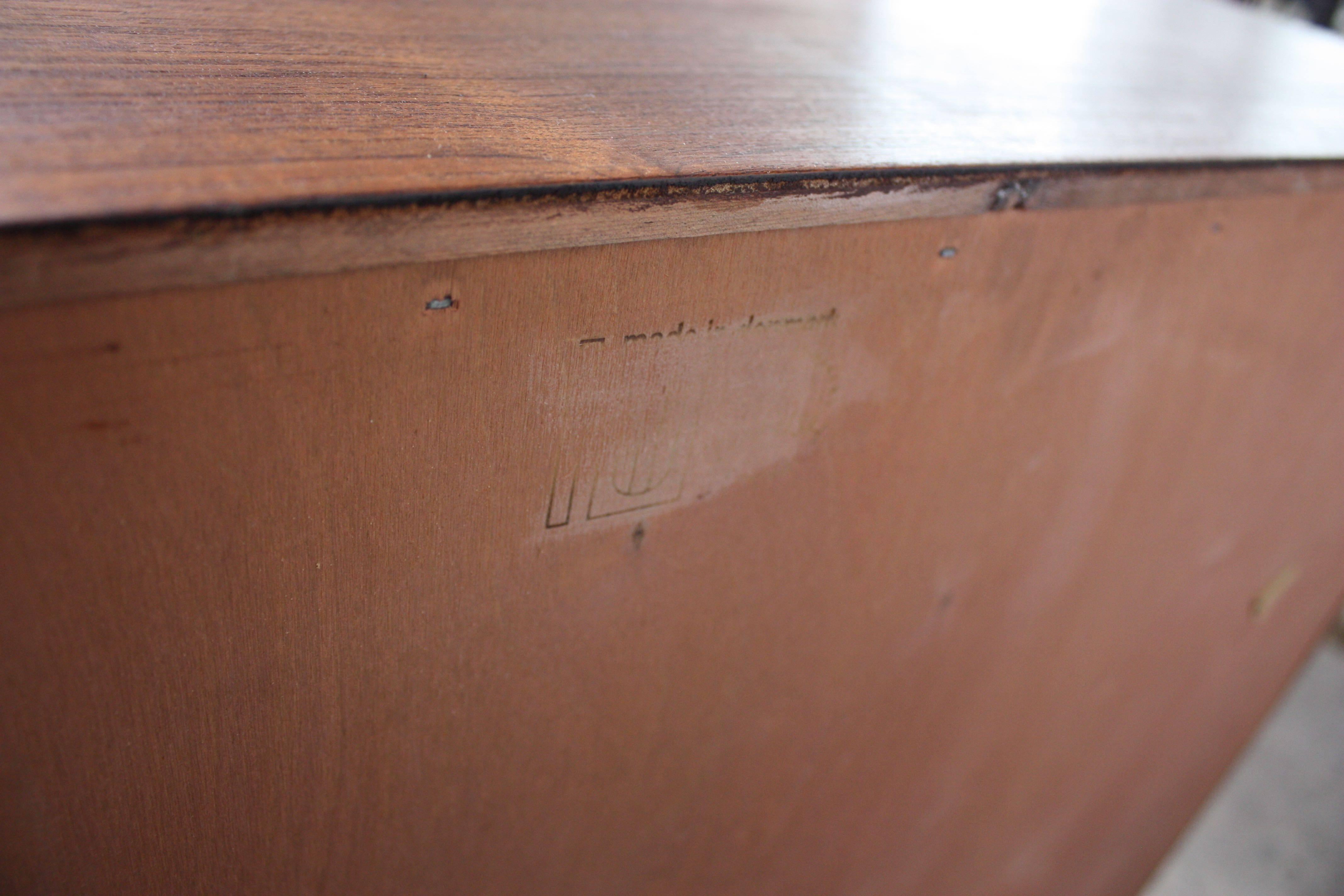 Pair of Teak Highboy Chest of Drawers by Poul Hundevad 2