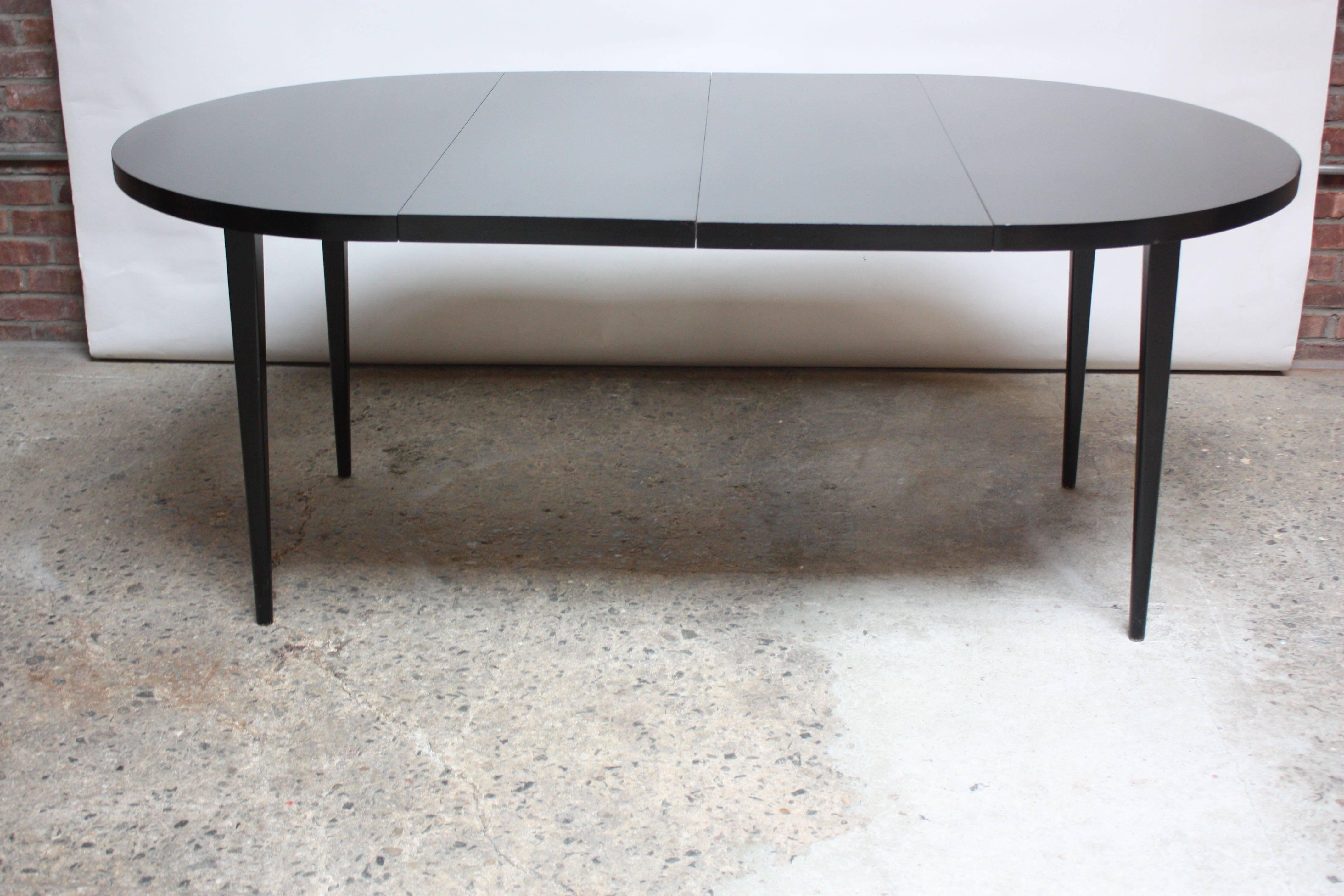 Mid-Century Modern Paul McCobb Planner Group Round Extension Dining Table