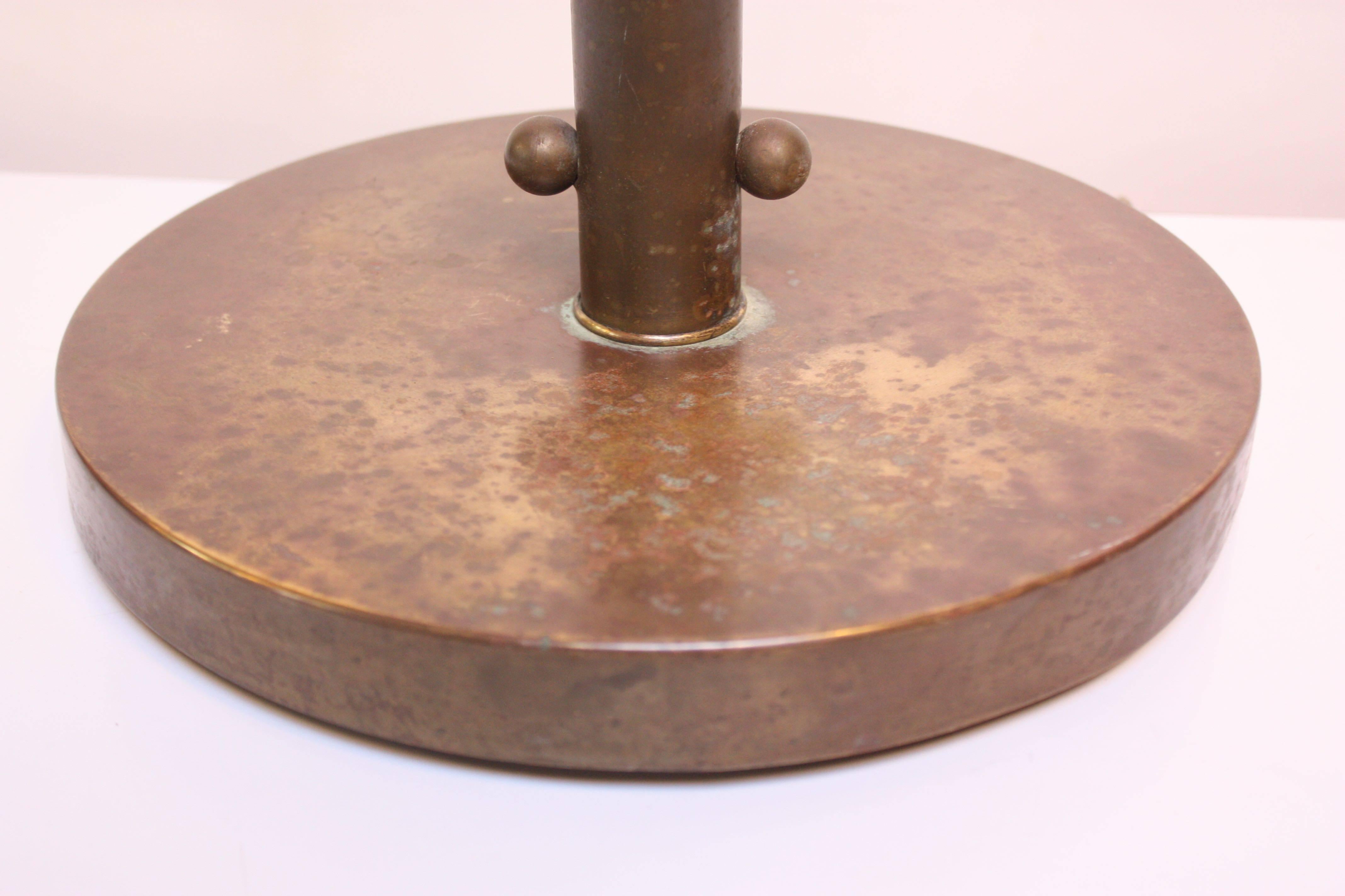Chapman Patinated Brass Adjustable Floor Lamp 2
