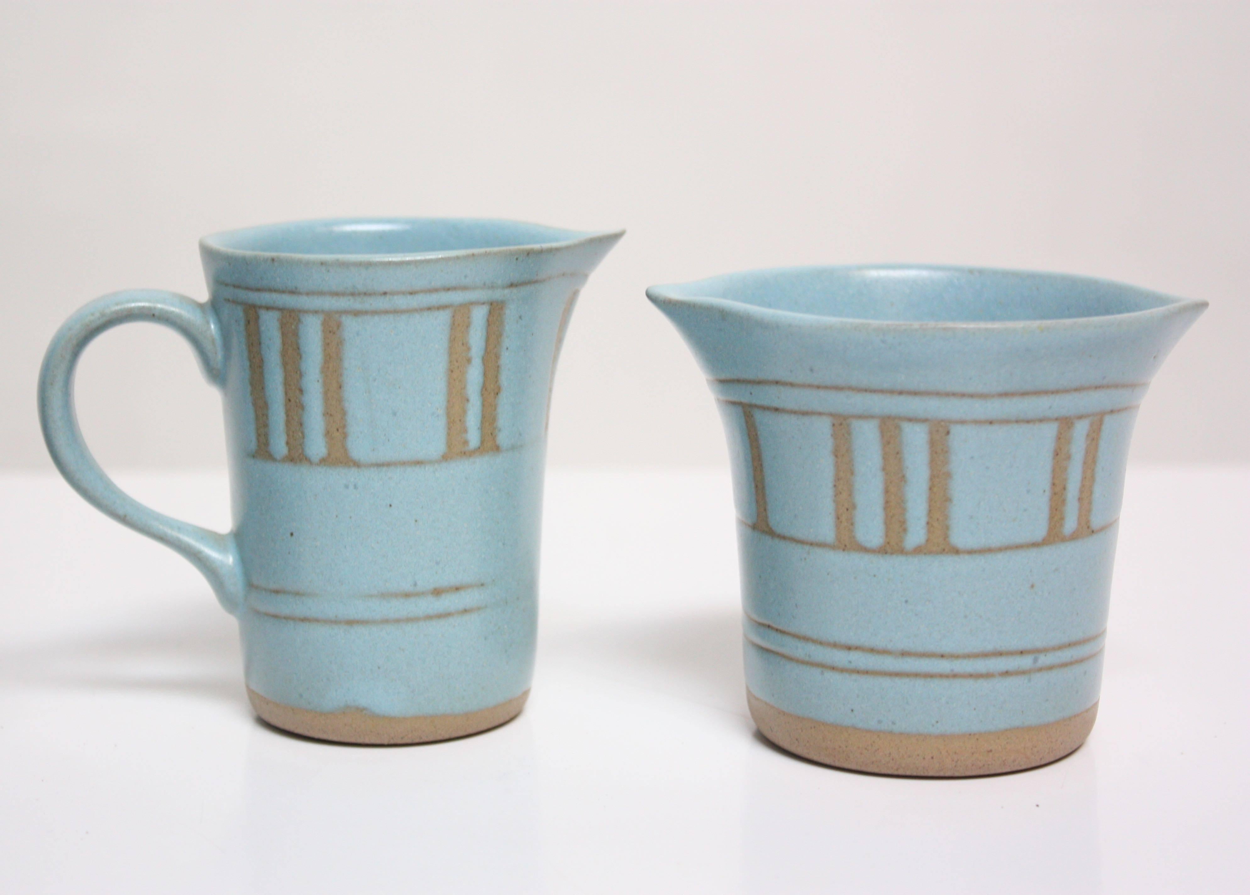 Mid-Century Modern Martz for Marshall Studios Stoneware Coffee / Tea Set