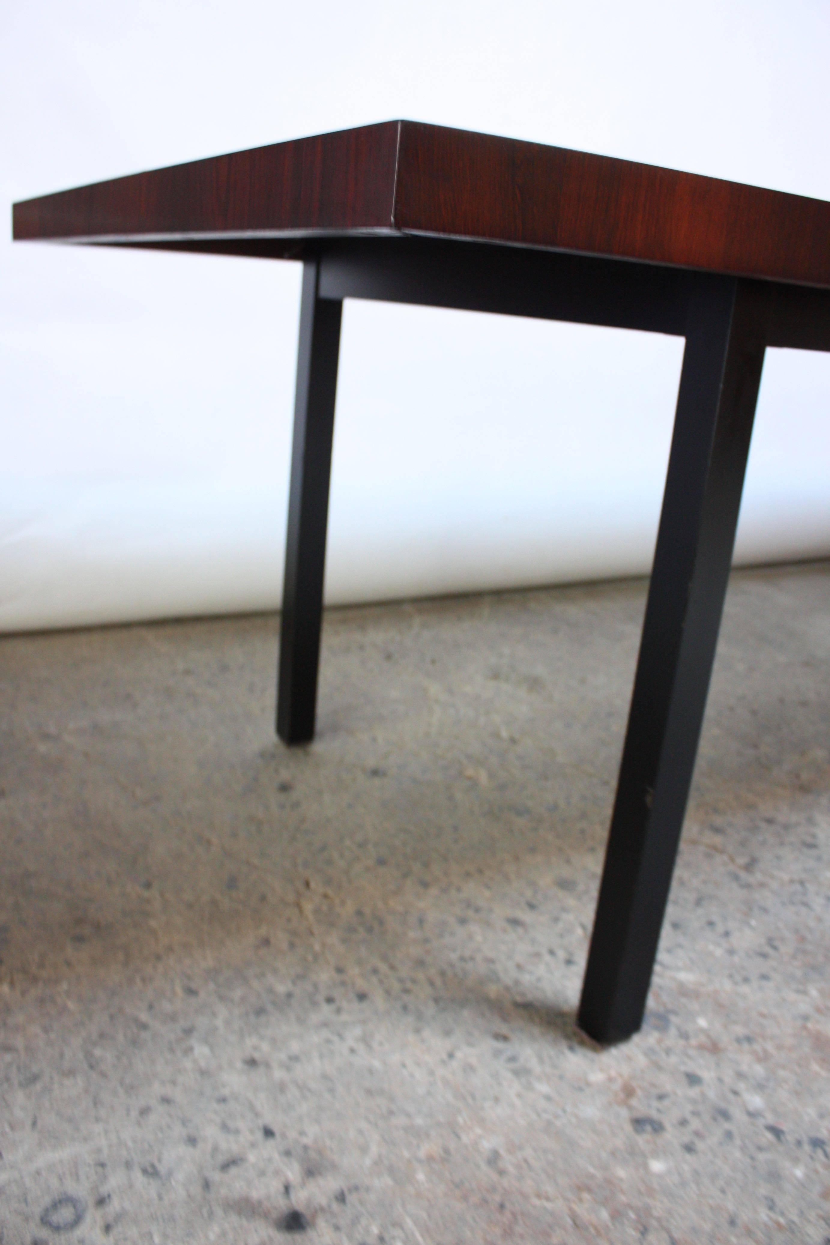 Milo Baughman Mixed Wood Dining Table for Directional 3
