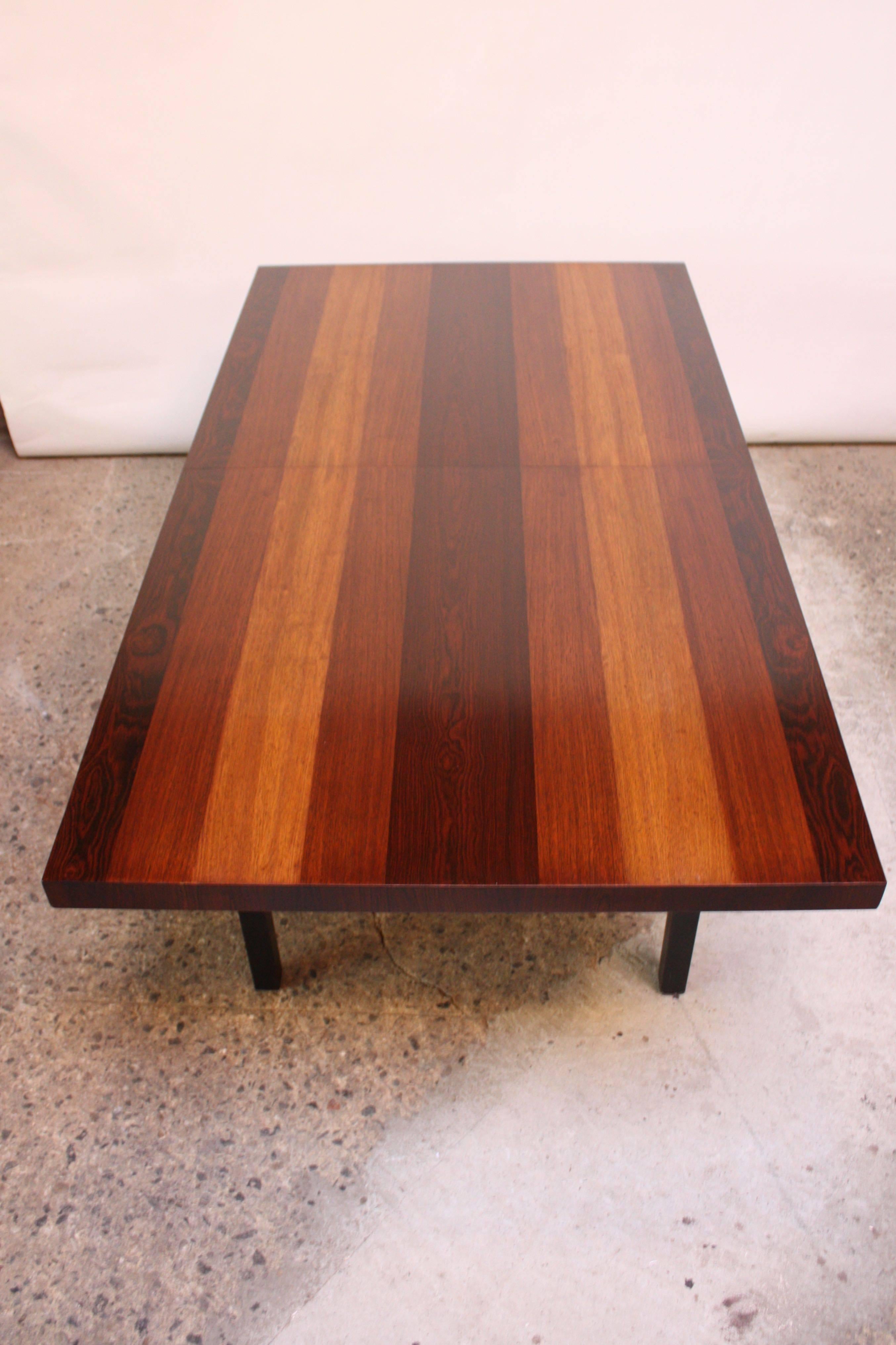 Mid-Century Modern Milo Baughman Mixed Wood Dining Table for Directional