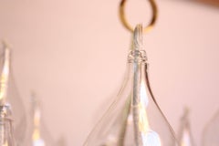 Candelabro a olio in ottone e vetro della Germania occidentale di Freddie Andersen