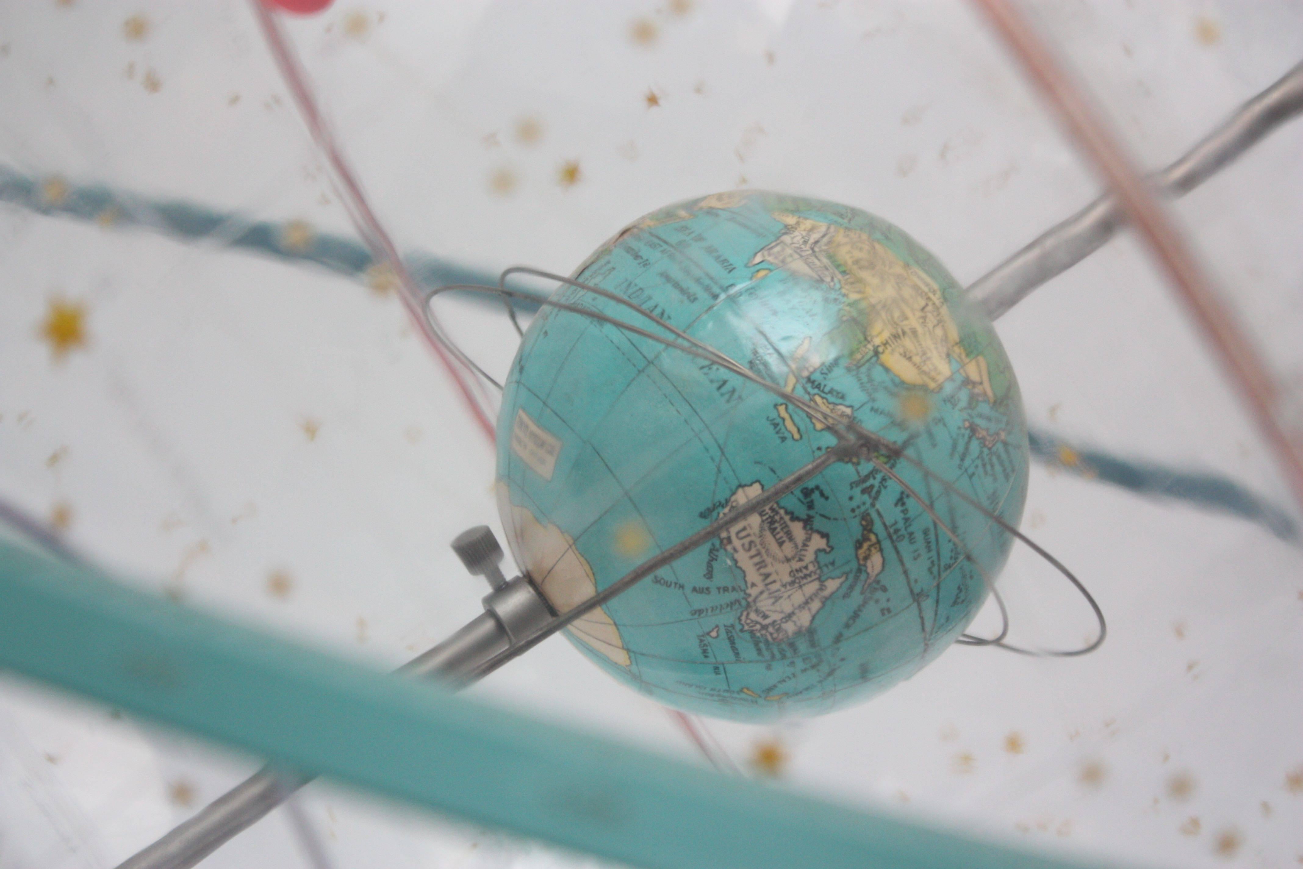 Mid-Century Modern 1960s Transparent Astro Globe