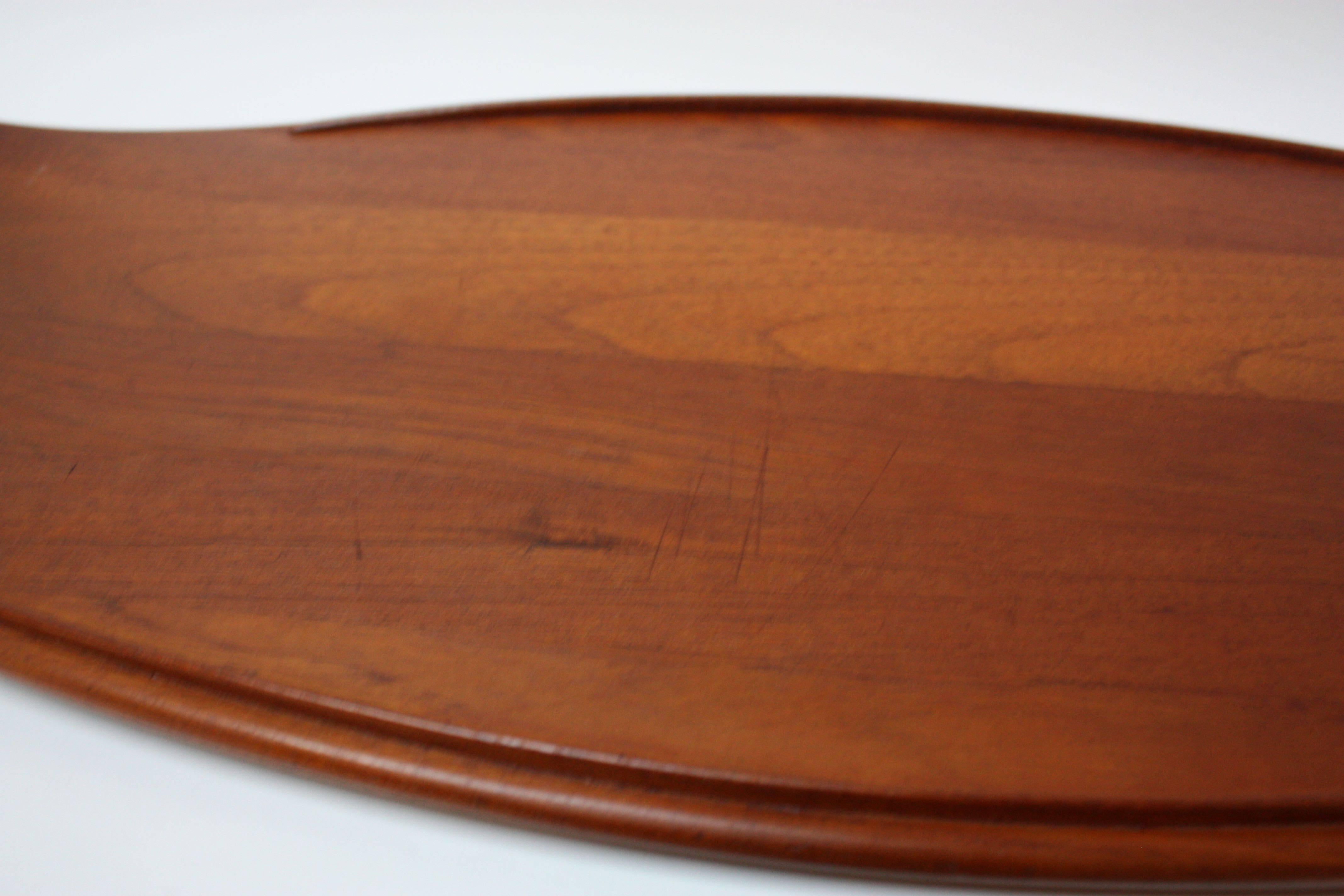 Nest of Three Staved Teak Serving Trays by Jens Quistgaard for Dansk For Sale 3