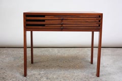 Nest of Three Teak Folding Tables by Illum Wikkelsø