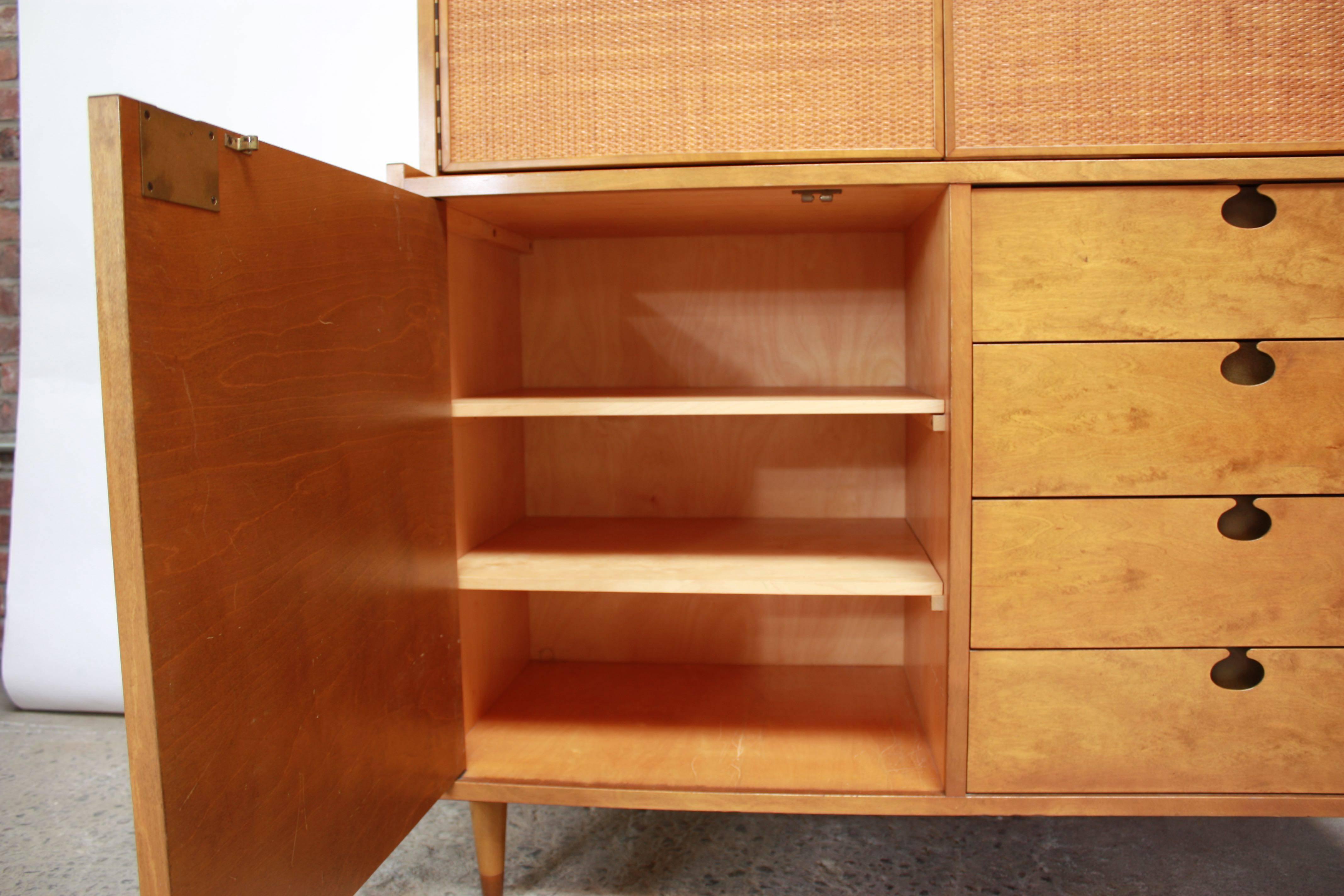 Edmond J. Spence Cabinet in Maple and Cane 1