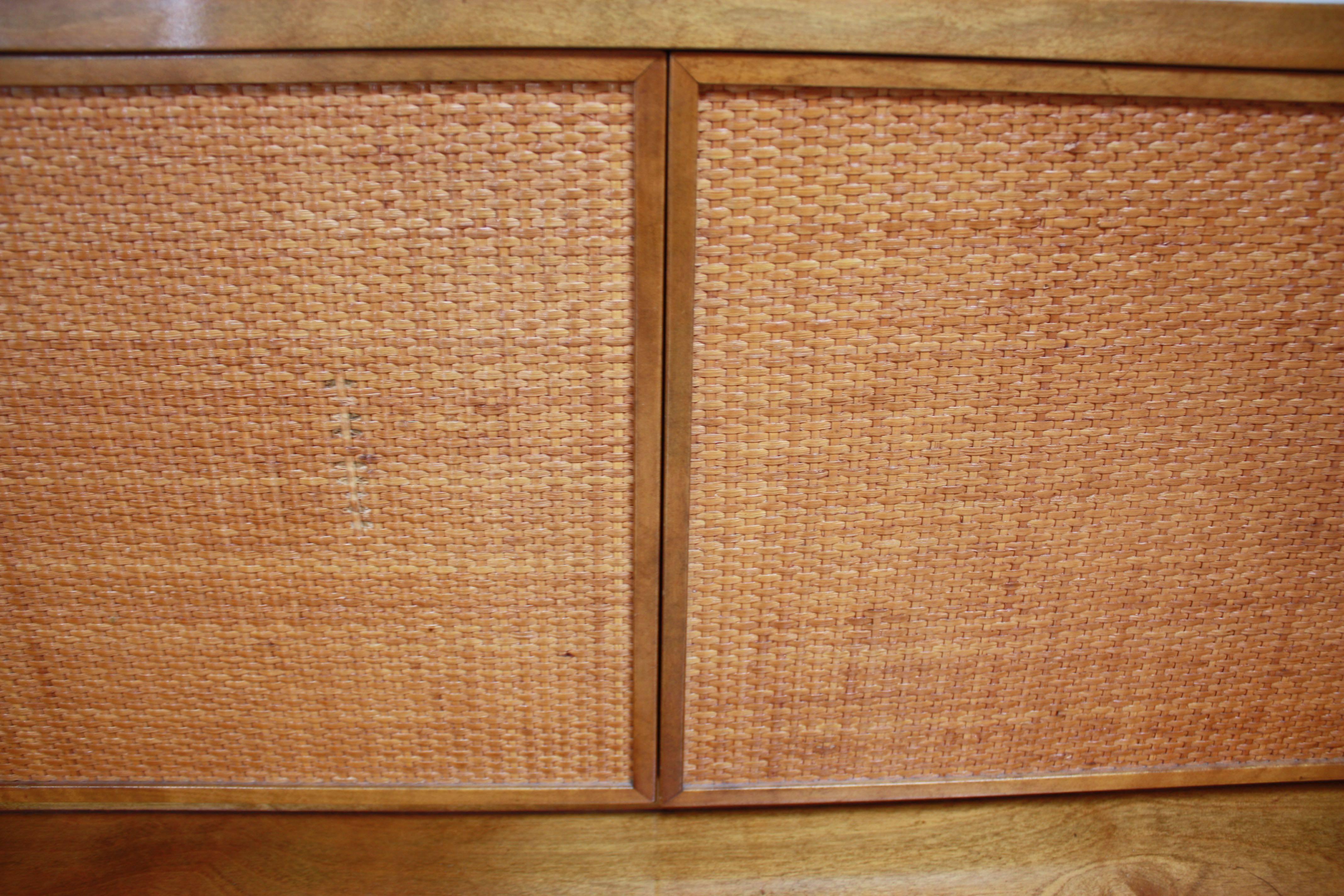 Edmond J. Spence Cabinet in Maple and Cane 2