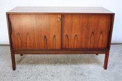 Petite Danish Rosewood Filing Cabinet or Credenza