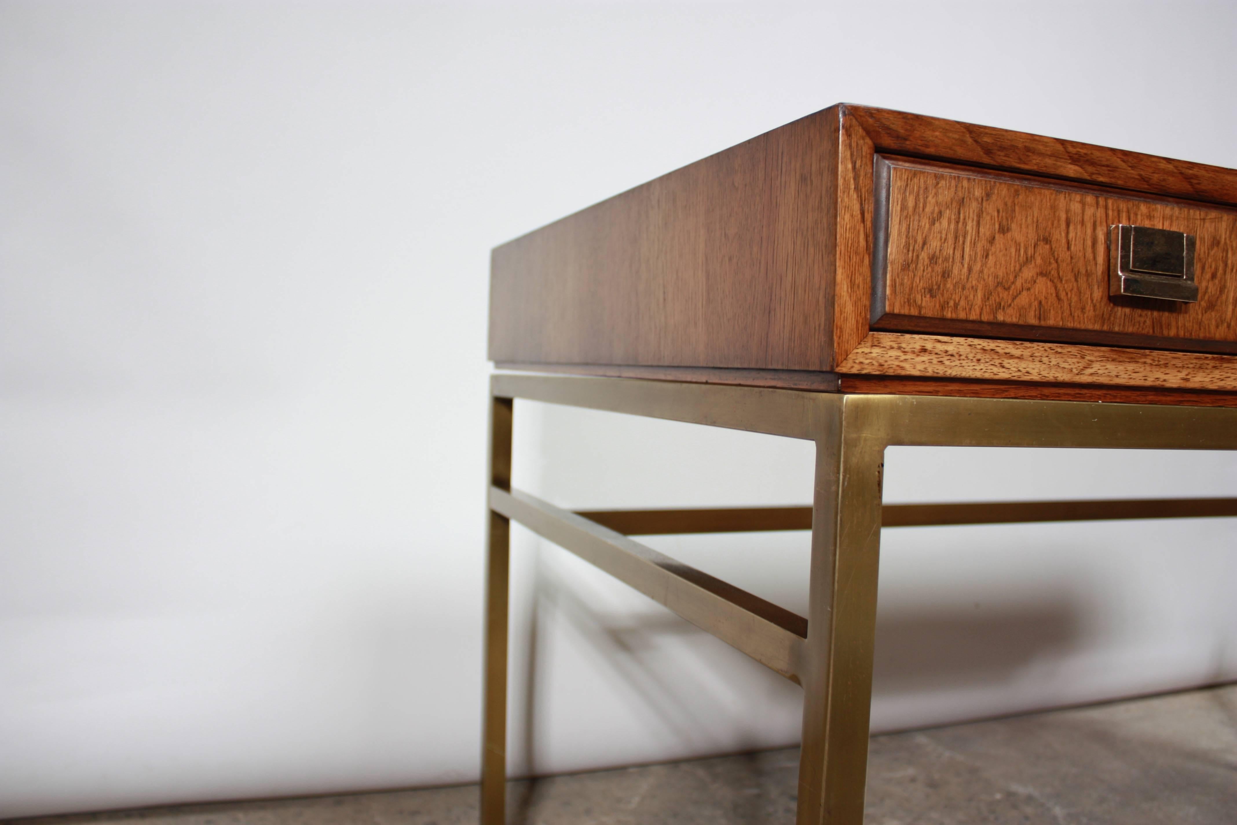 Hollywood Regency 'Consensus' Campaign-Style Desk by Drexel