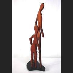 Val Robbins Walnut Sculpture