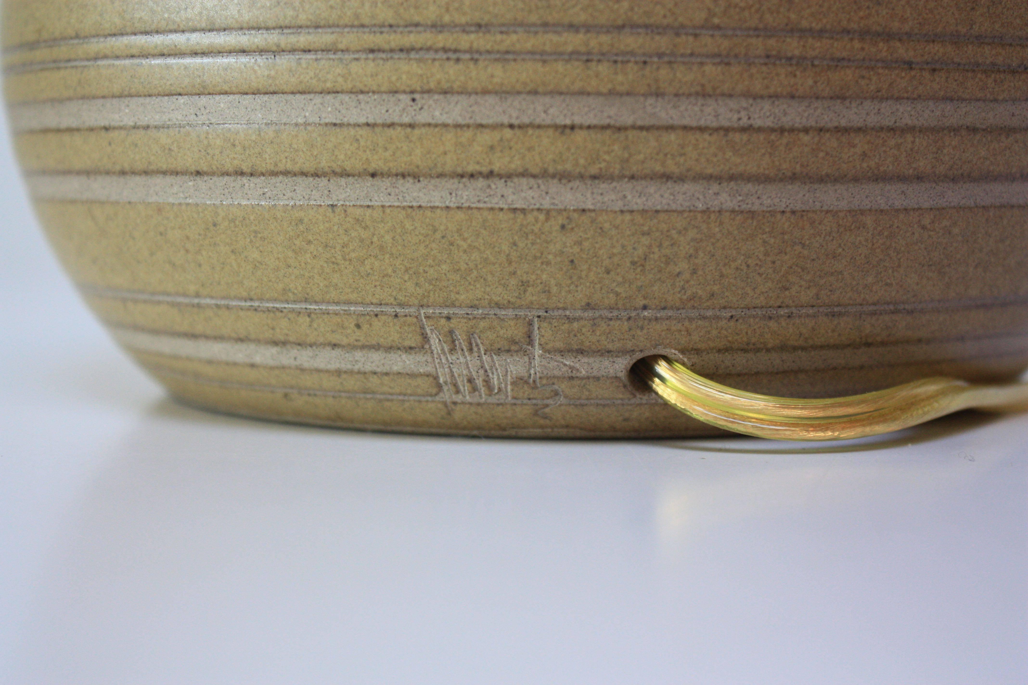 Ochre Martz 'Gourd' Lamp In Good Condition In Brooklyn, NY