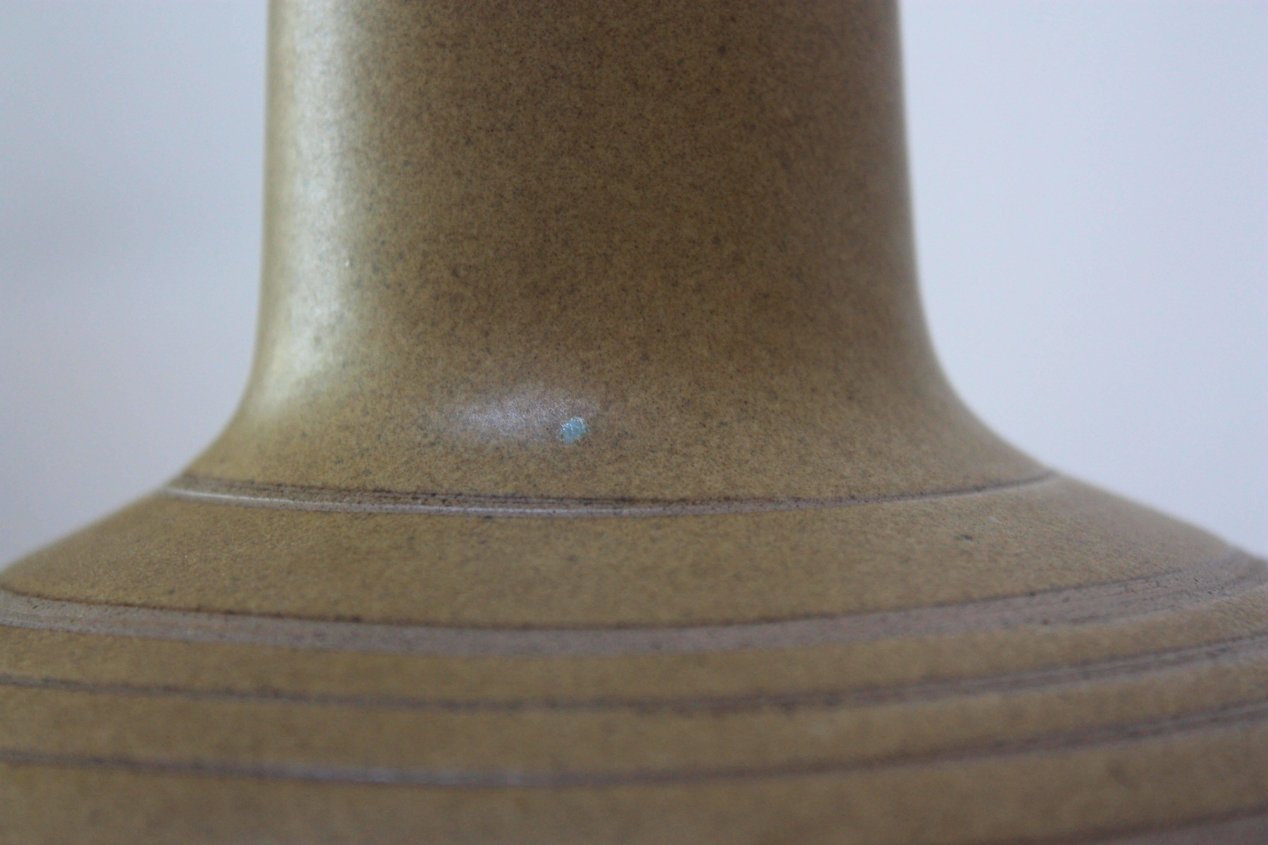 Mid-20th Century Ochre Martz 'Gourd' Lamp