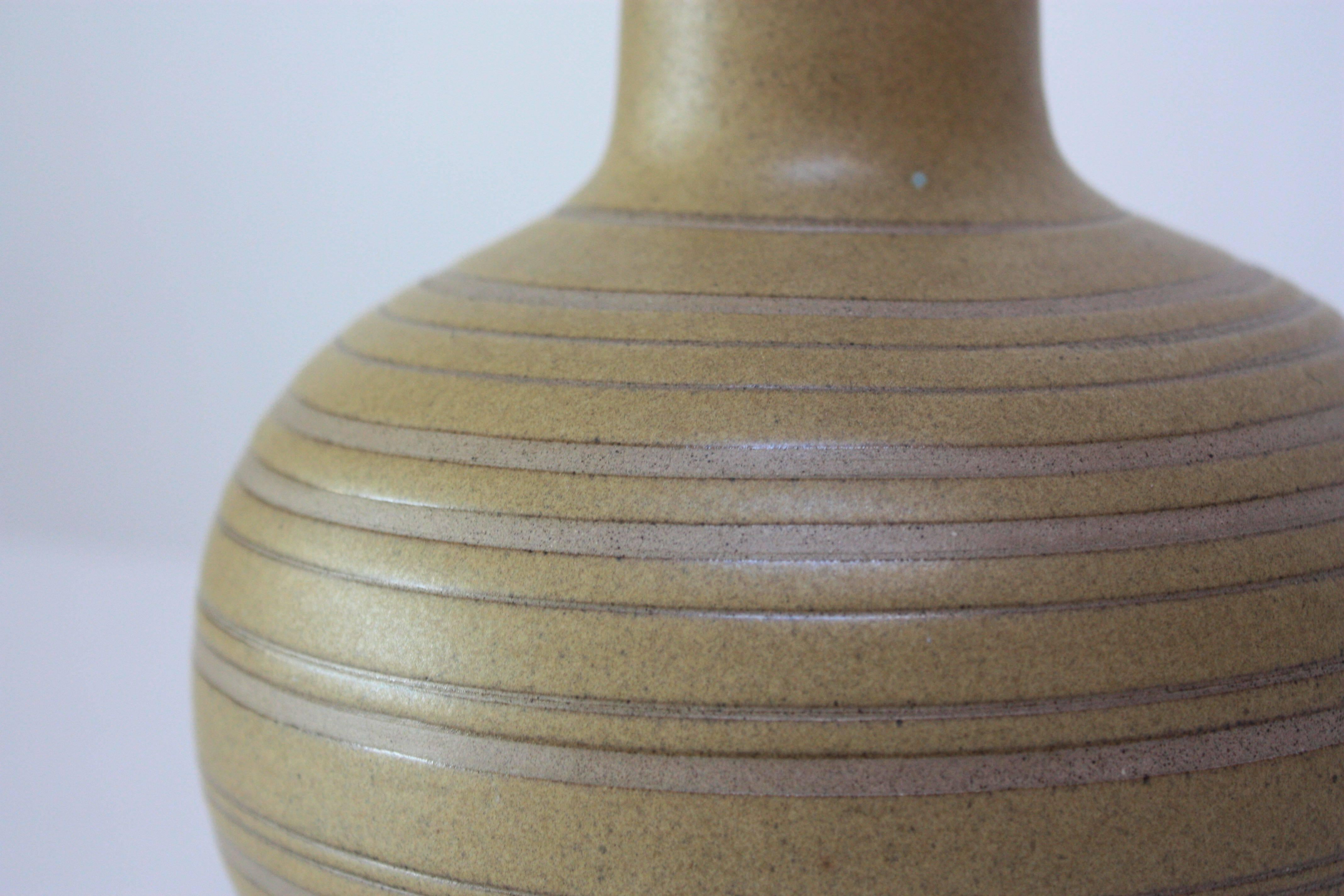 Ceramic Ochre Martz 'Gourd' Lamp