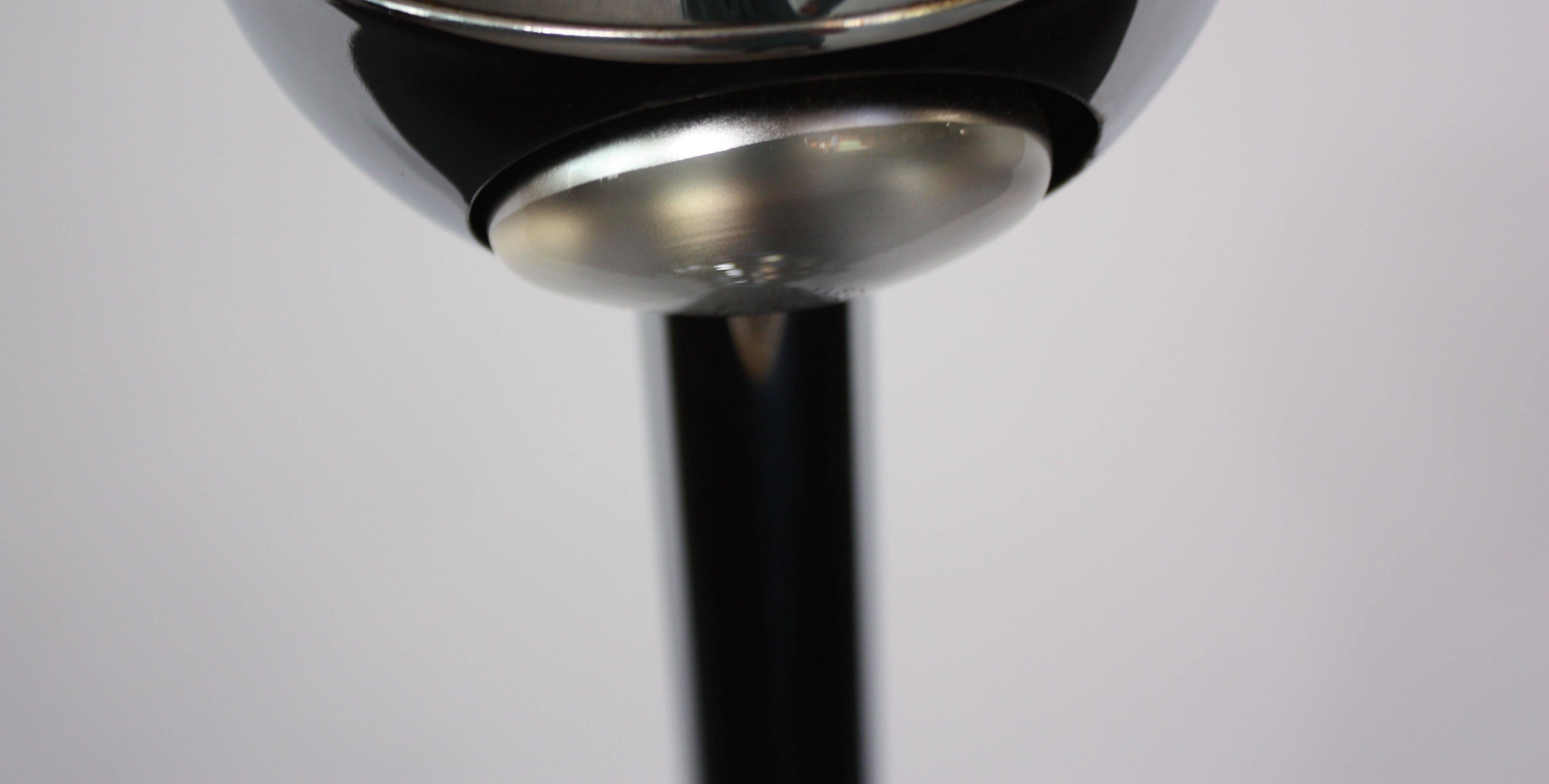 Pierre Cardin Chrome Pivoting Table Lamp 2