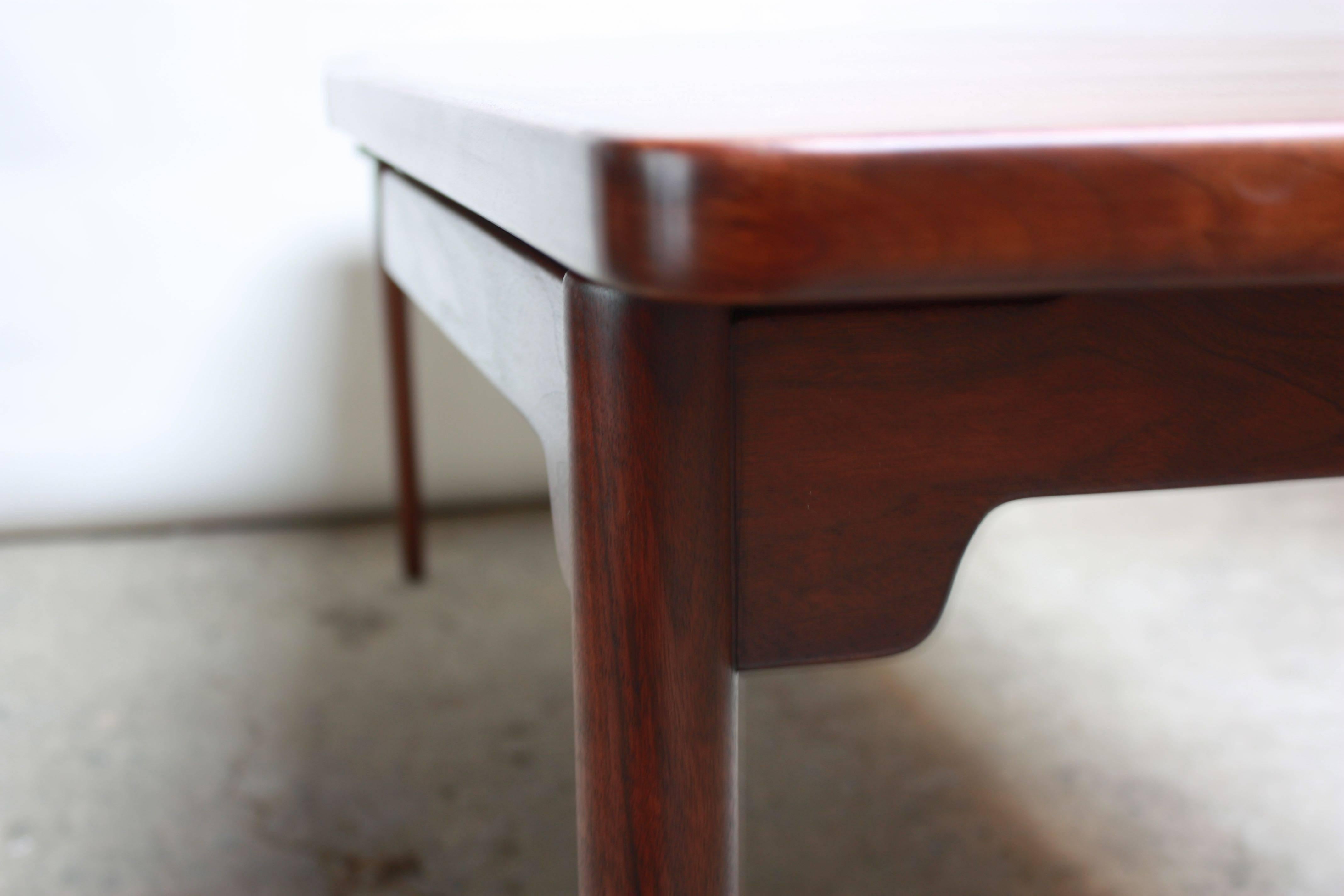 American Jens Risom Walnut Dining Table