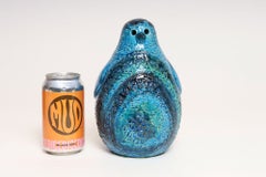 Large Vintage Italian Rimini Blu Ceramic Penguin by Aldo Londi for Bitossi