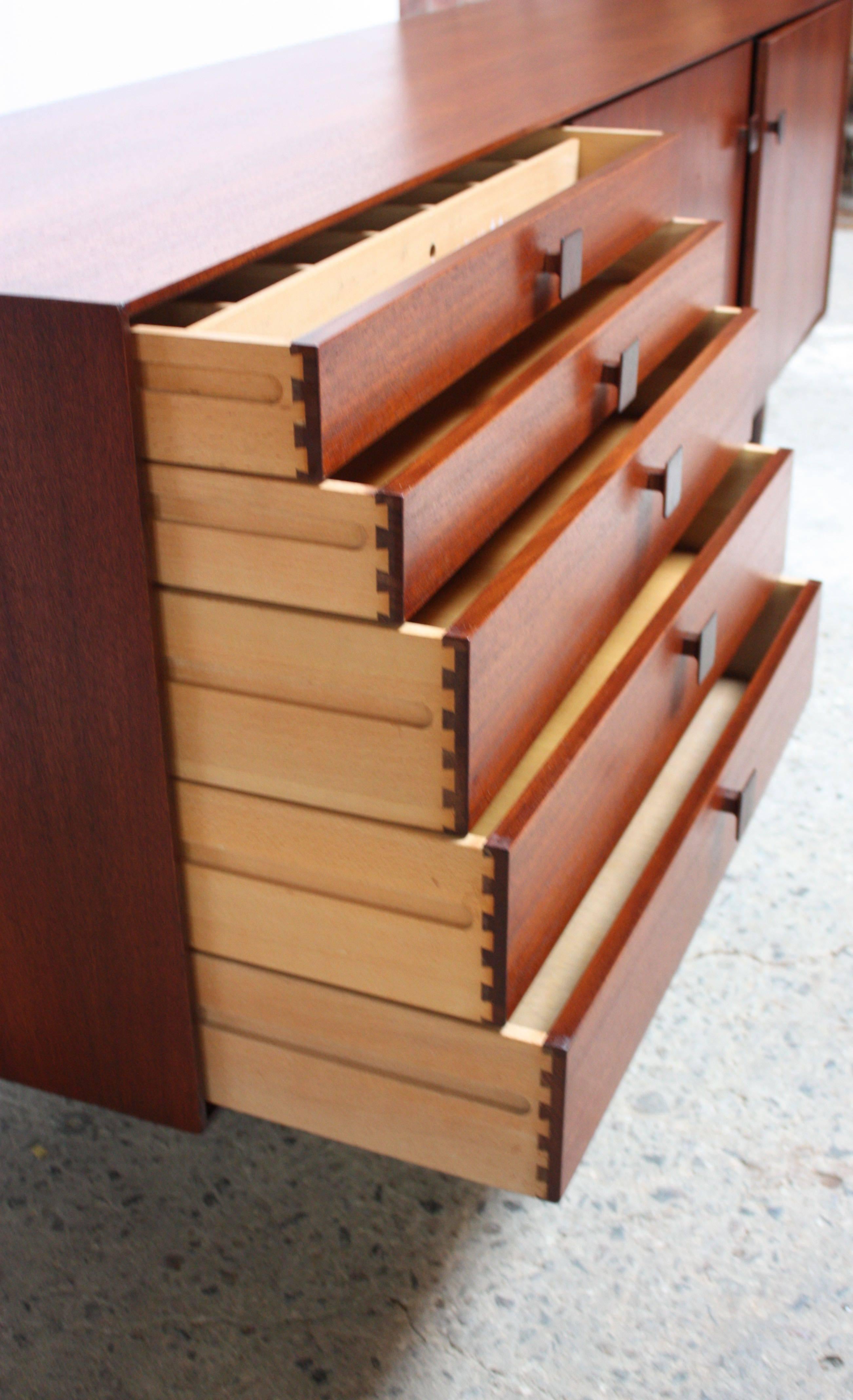 Mid-20th Century Danish Teak and Rosewood Sideboard by Ib Kofod-Larsen for G-Plan