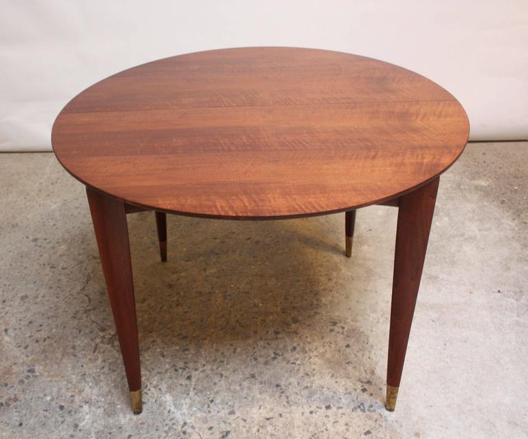 Gio Ponti Italian Walnut Dining Table for Singer and Sons at 1stDibs ...