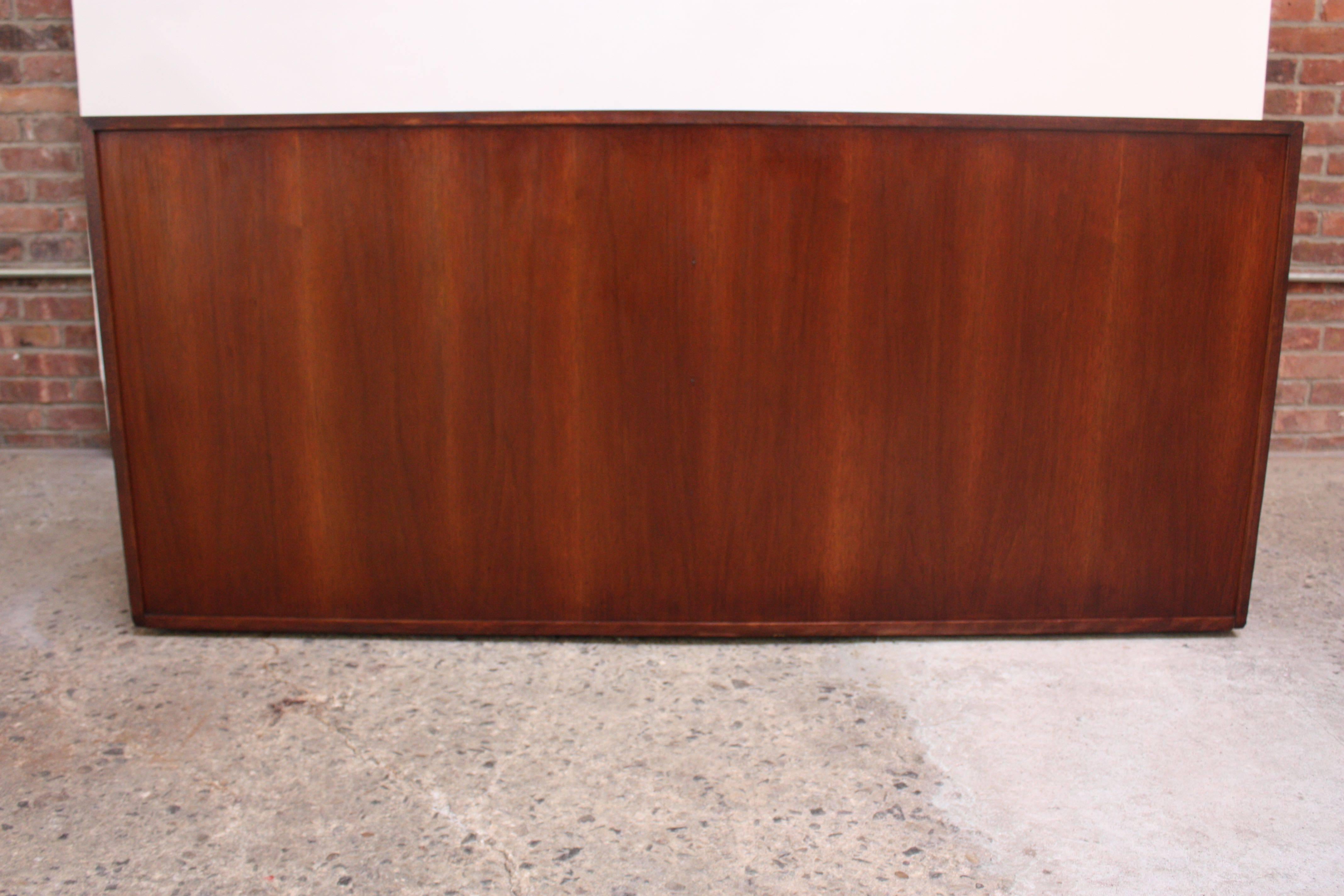 Mid-Century Modern T.H. Robsjohn-Gibbings for Widdicomb Walnut Chest of Drawers