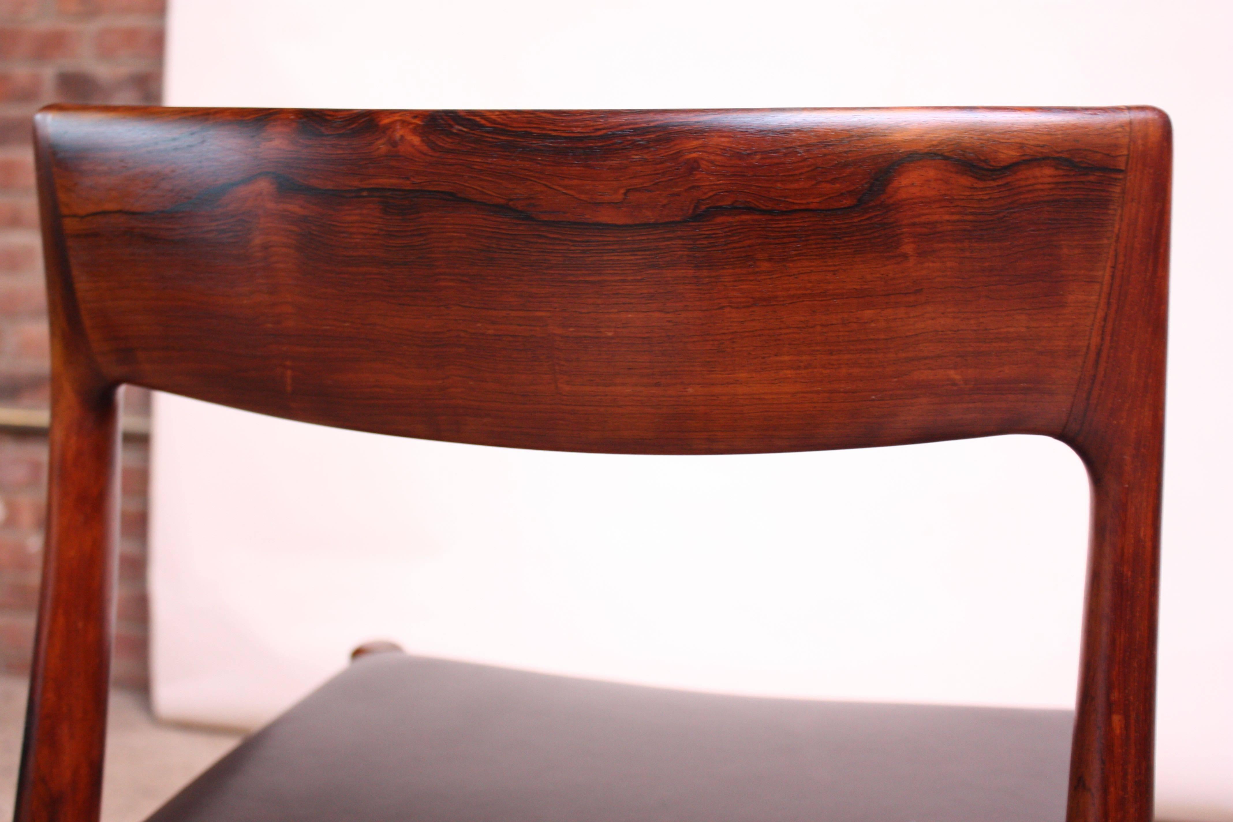 Set of Six Rosewood #77 Dining Chairs by Niels O. Møller 3