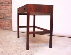 Diminutive Danish Modern Rosewood Desk by EJM Skive