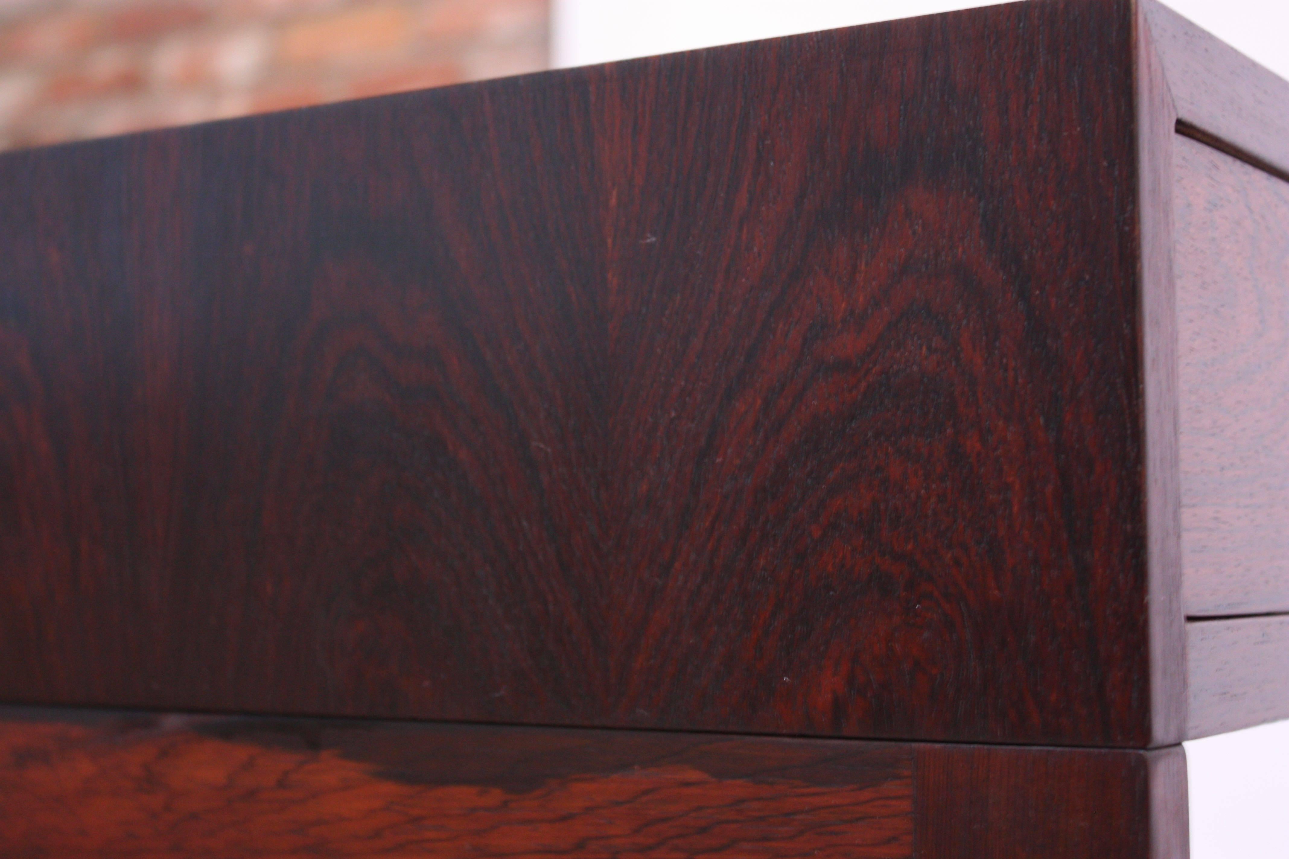 Diminutive Danish Modern Rosewood Desk by EJM Skive 2