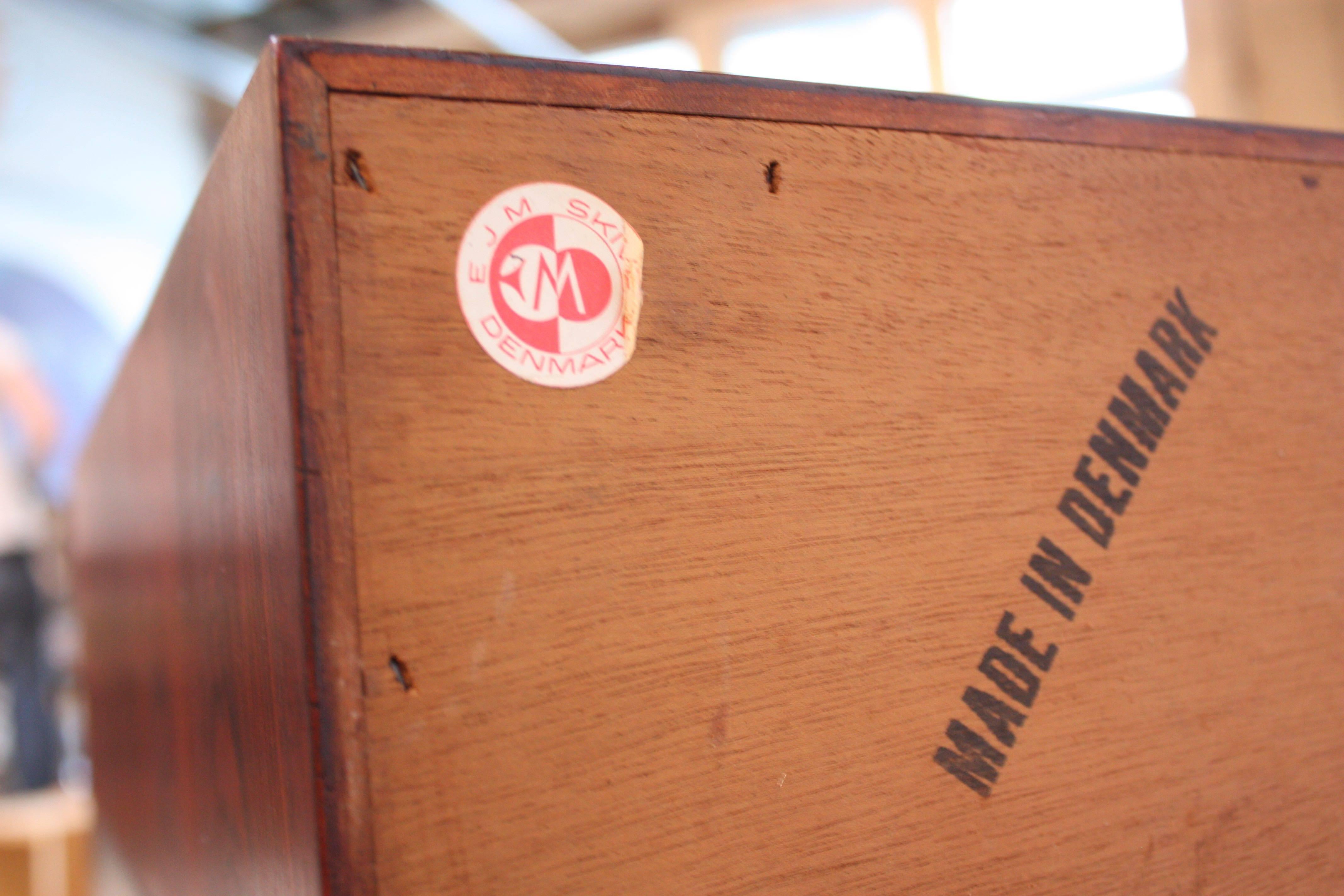 Diminutive Danish Modern Rosewood Desk by EJM Skive 5
