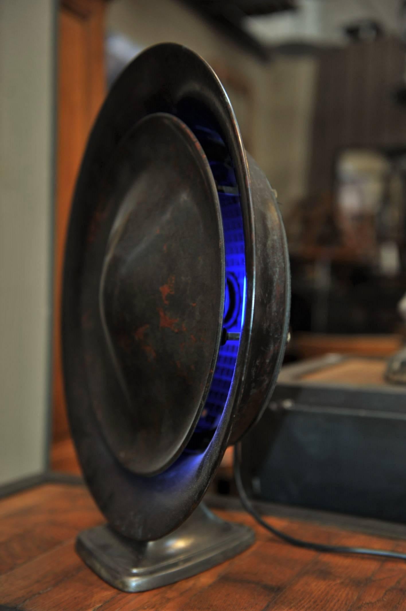 Dutch Bakelite Philips Speaker Designed by Louis Kalff 1930 in Desk Light